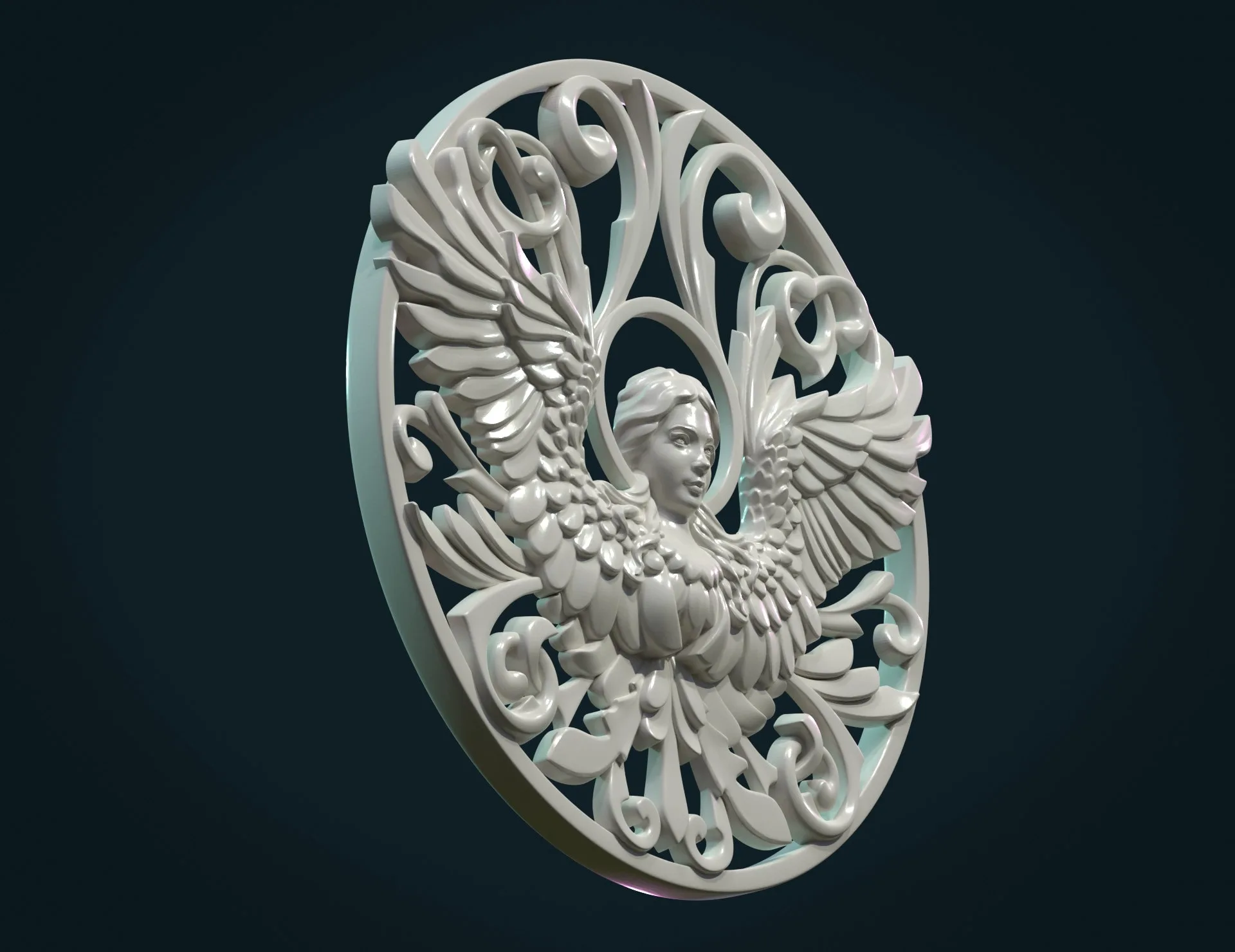 Angel Relief II - 3D Model