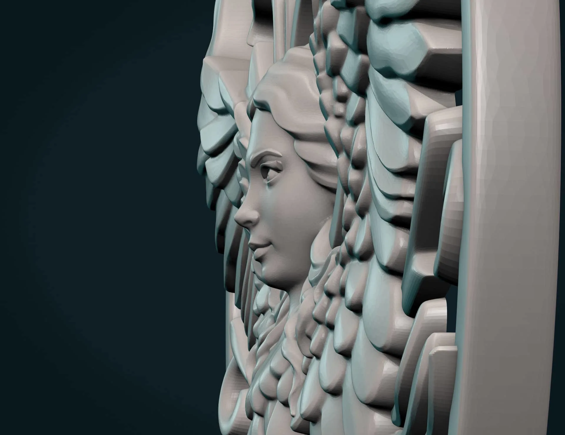 Angel Relief II - 3D Model