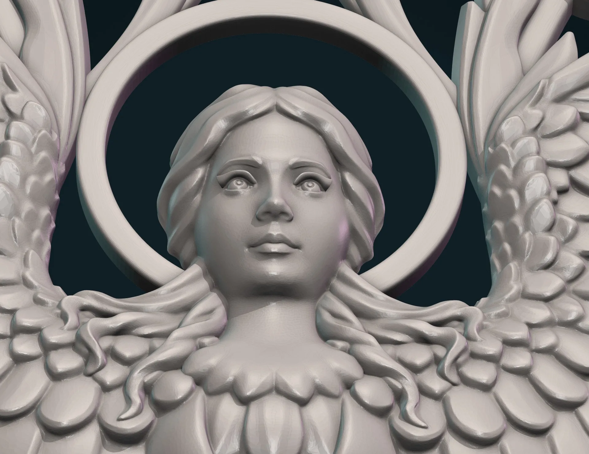 Angel Relief II - 3D Model