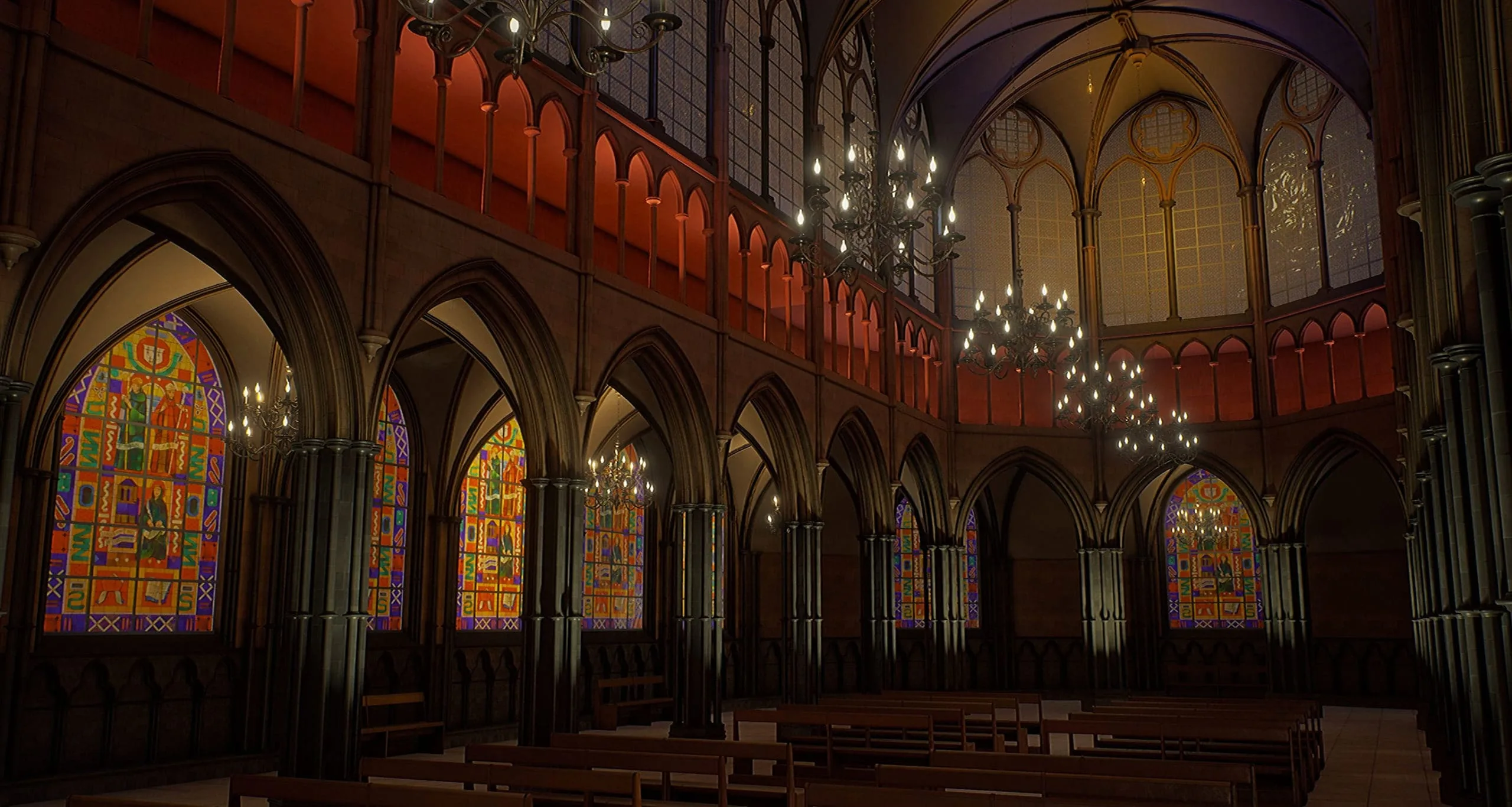 Game Environment Cathedral Creation