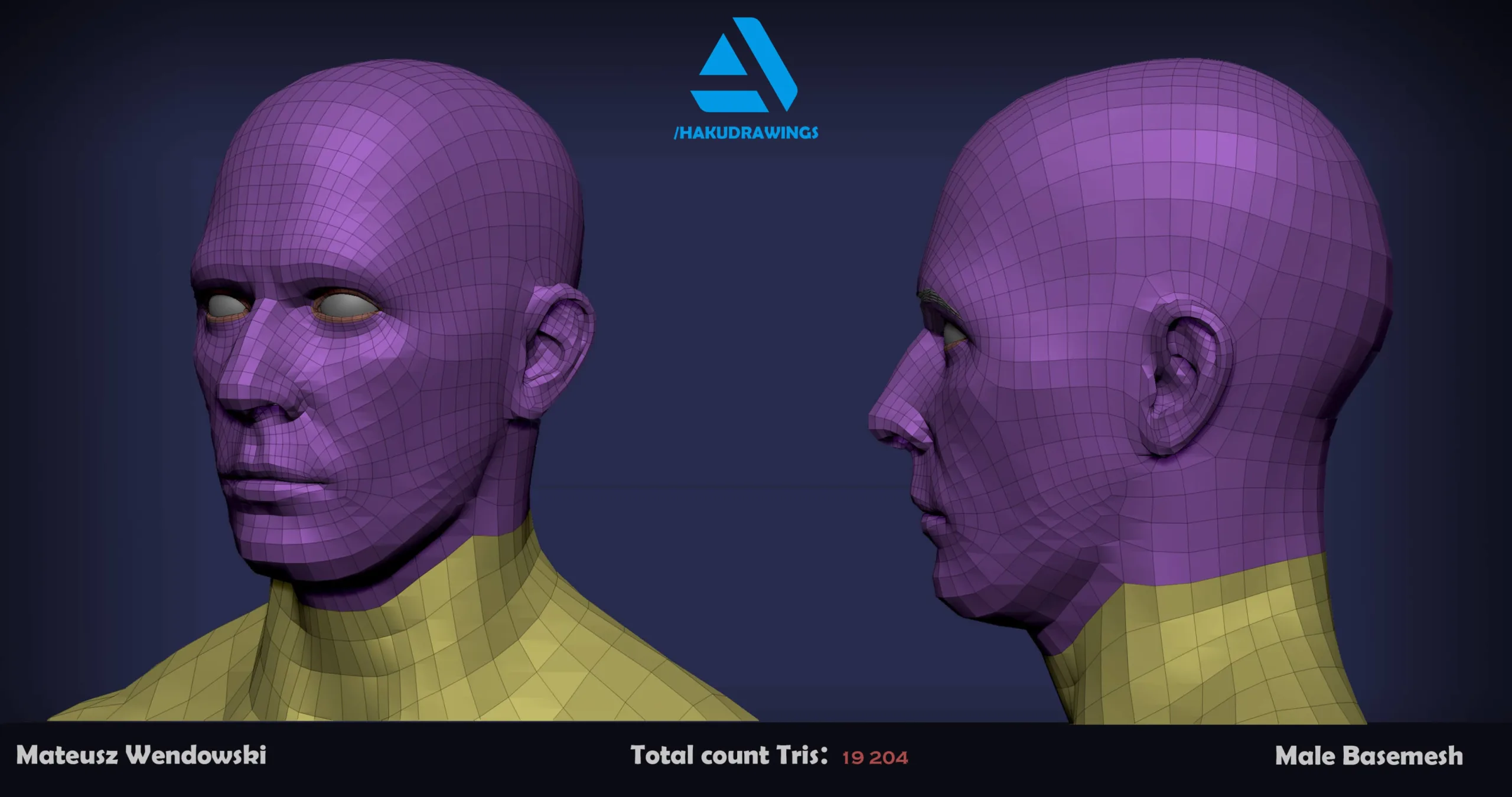 Male Basemesh Frank - ZTL, FBX