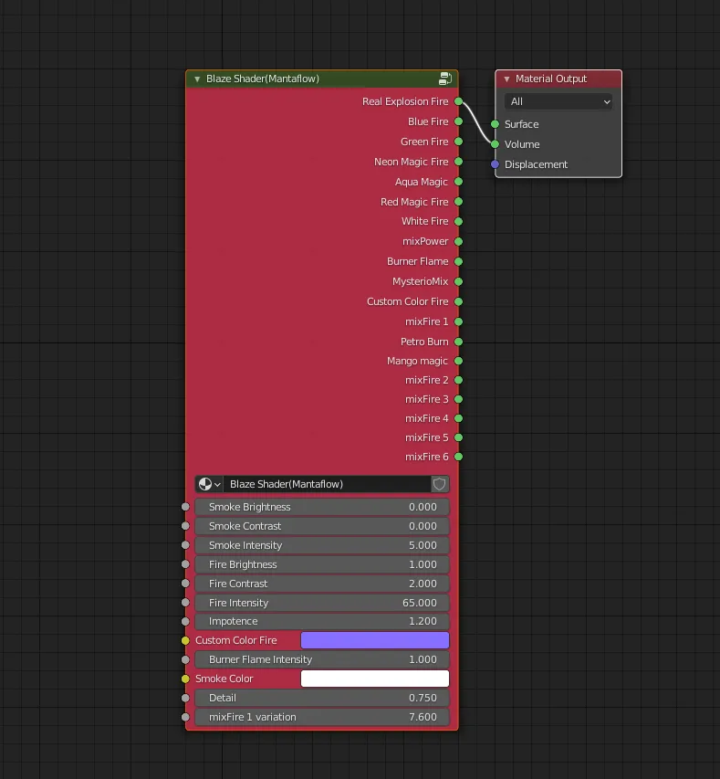 Blaze Add-on / Cinematic Fire Shader in Blender