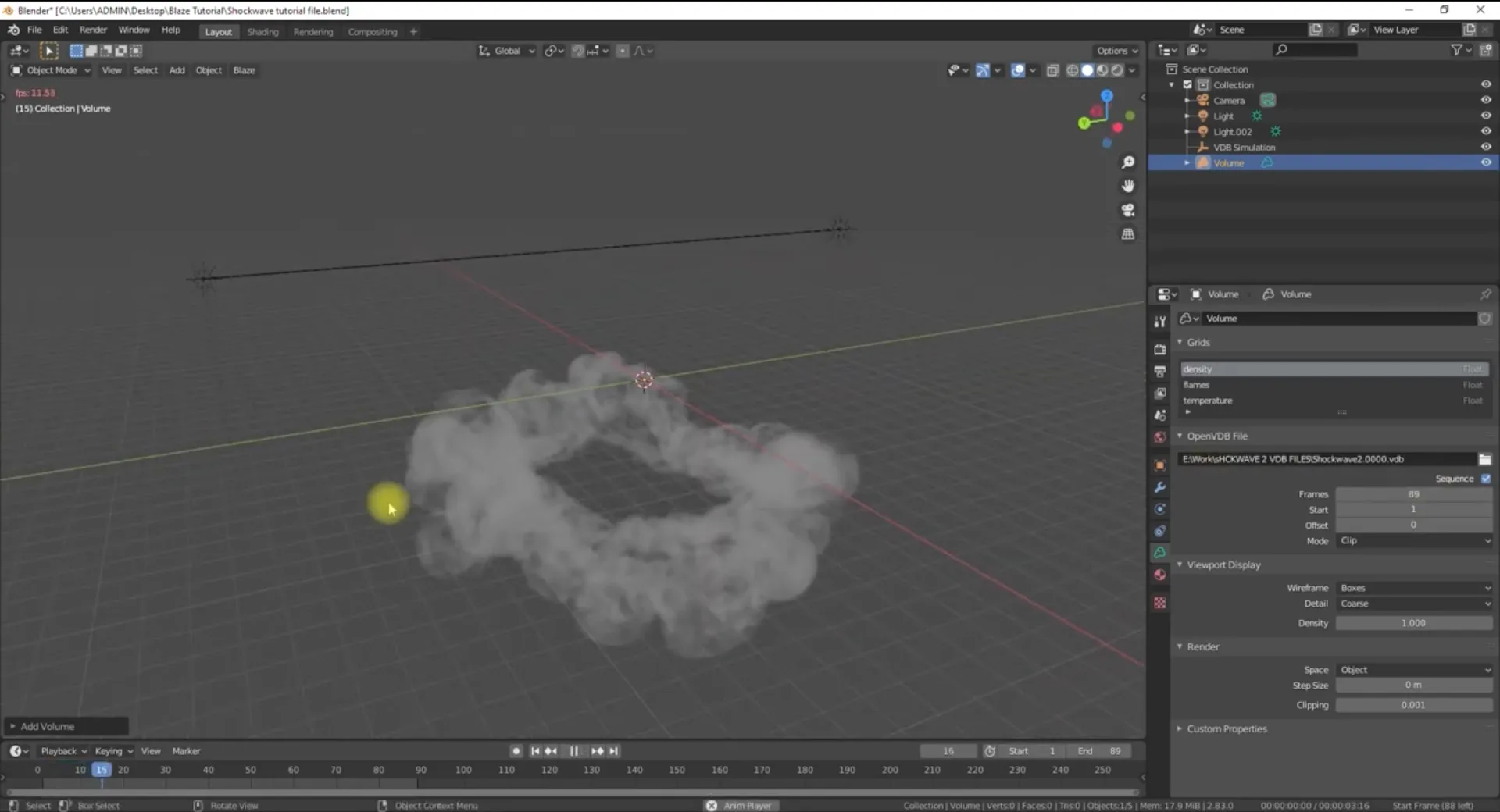 Blaze Add-on / Cinematic Fire Shader in Blender