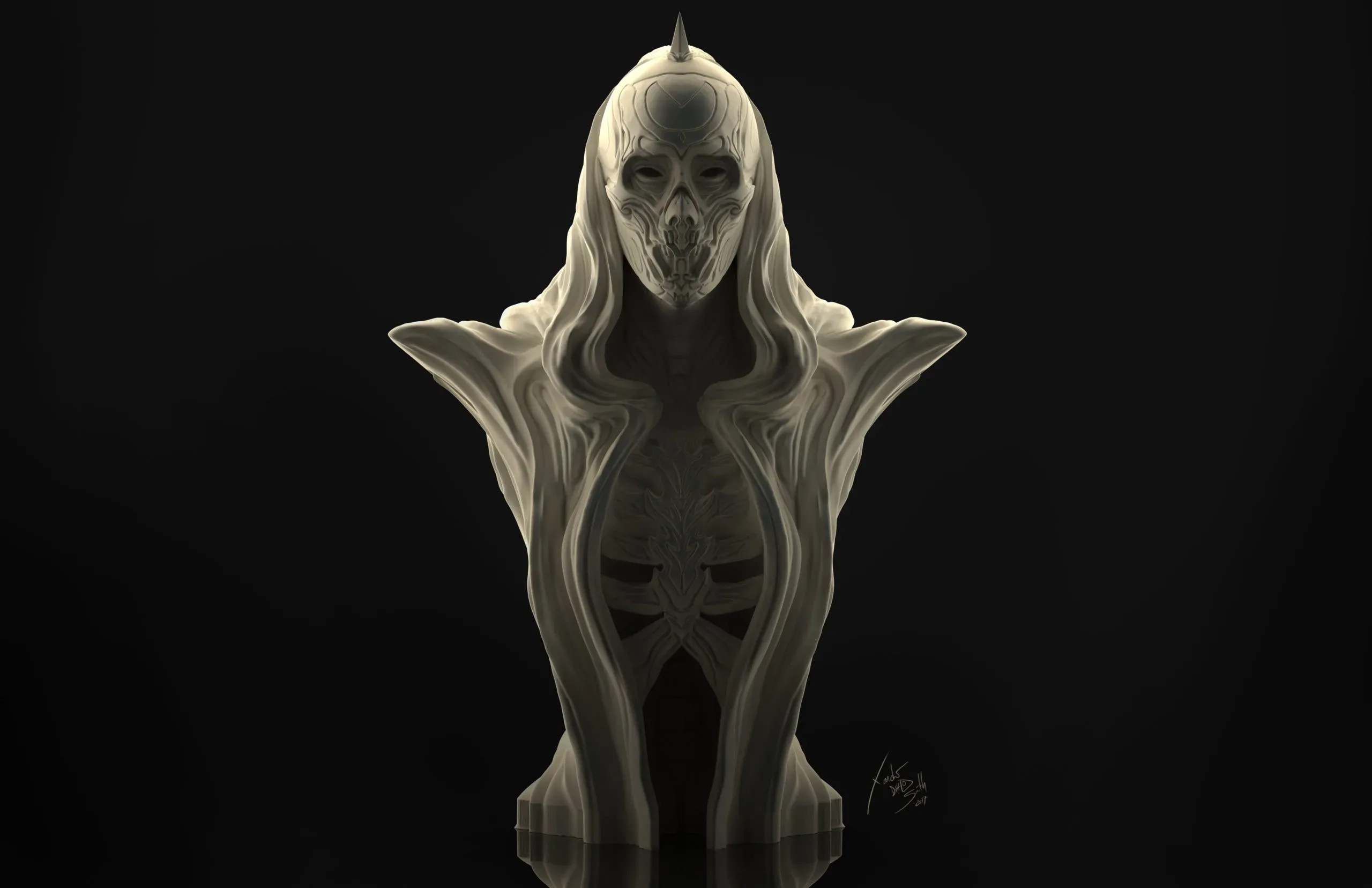 Ghost 3D Printable Sculpture