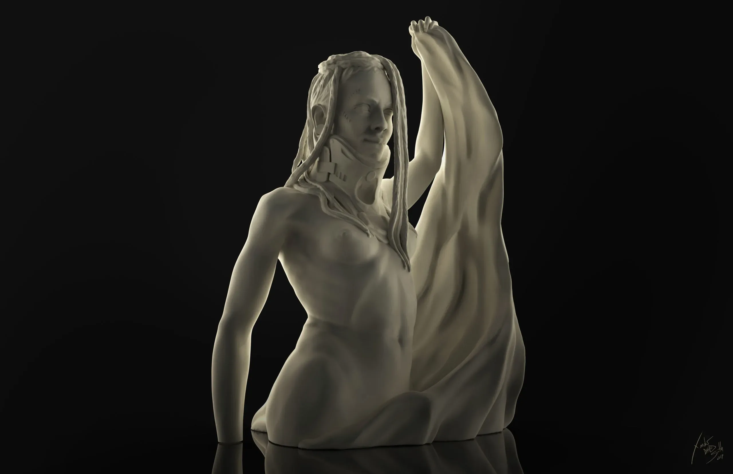 Complete 3D Printable Sculpture Set