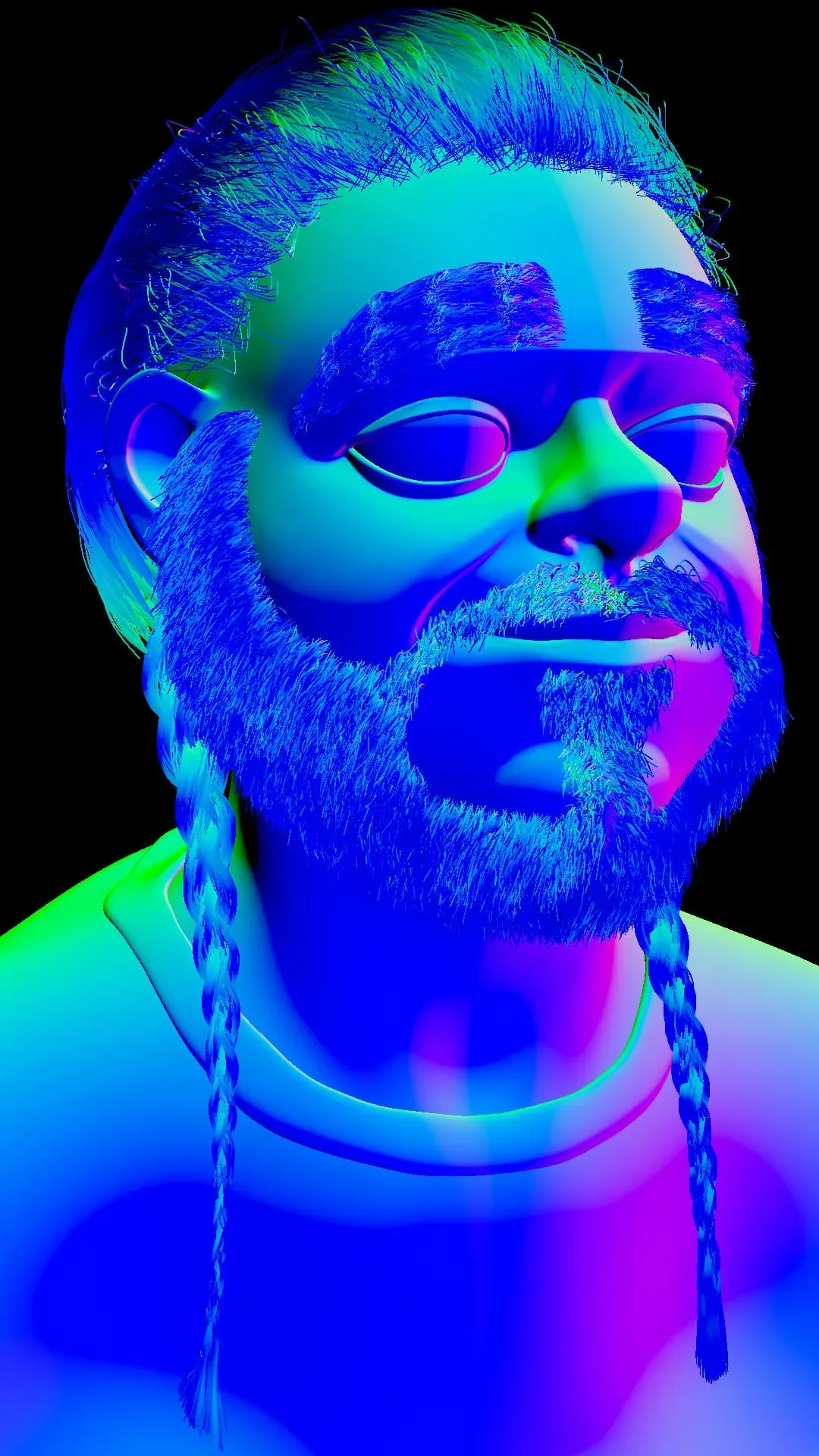 Post Malone 3D Cartoon Full Creation Process - NO AUDIO