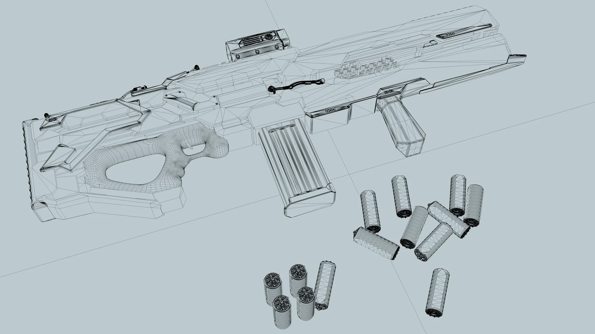  Sci-fi Gun RLD-07