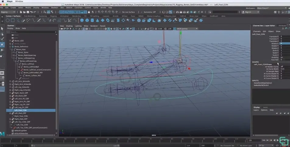 Maya for Beginners: Rigging