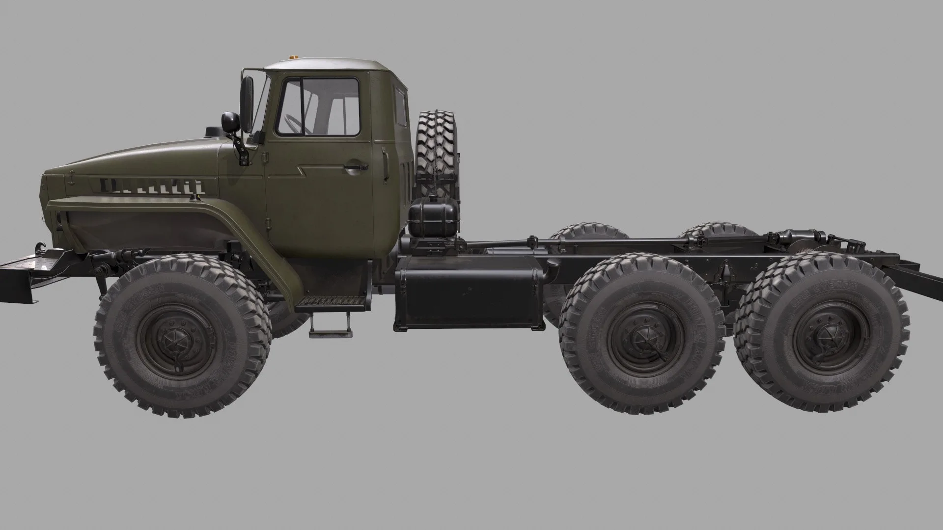 Russian Military Truck Ural-4320