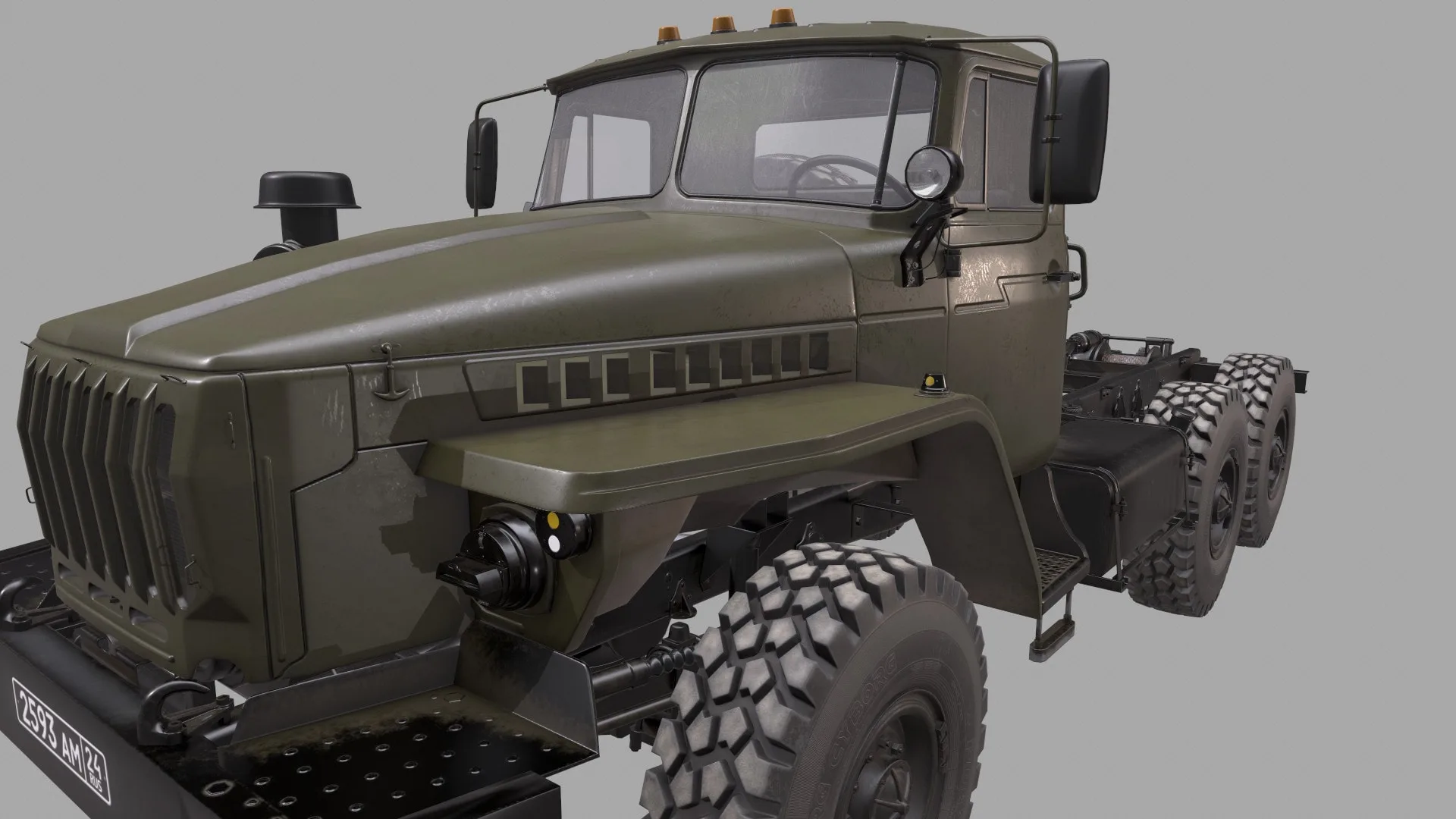 Russian Military Truck Ural-4320