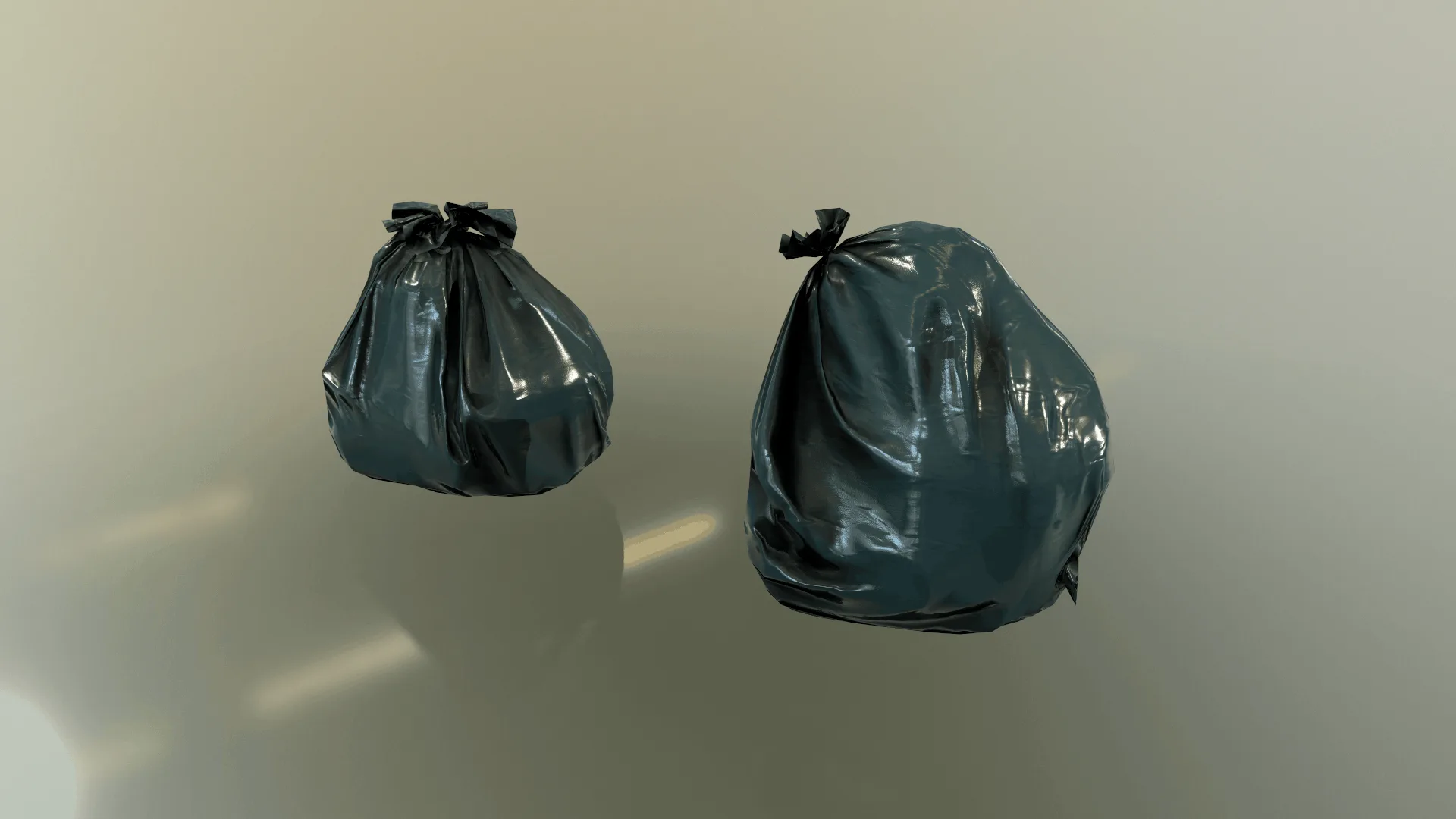 Plastic Garbage Bags - Low Poly