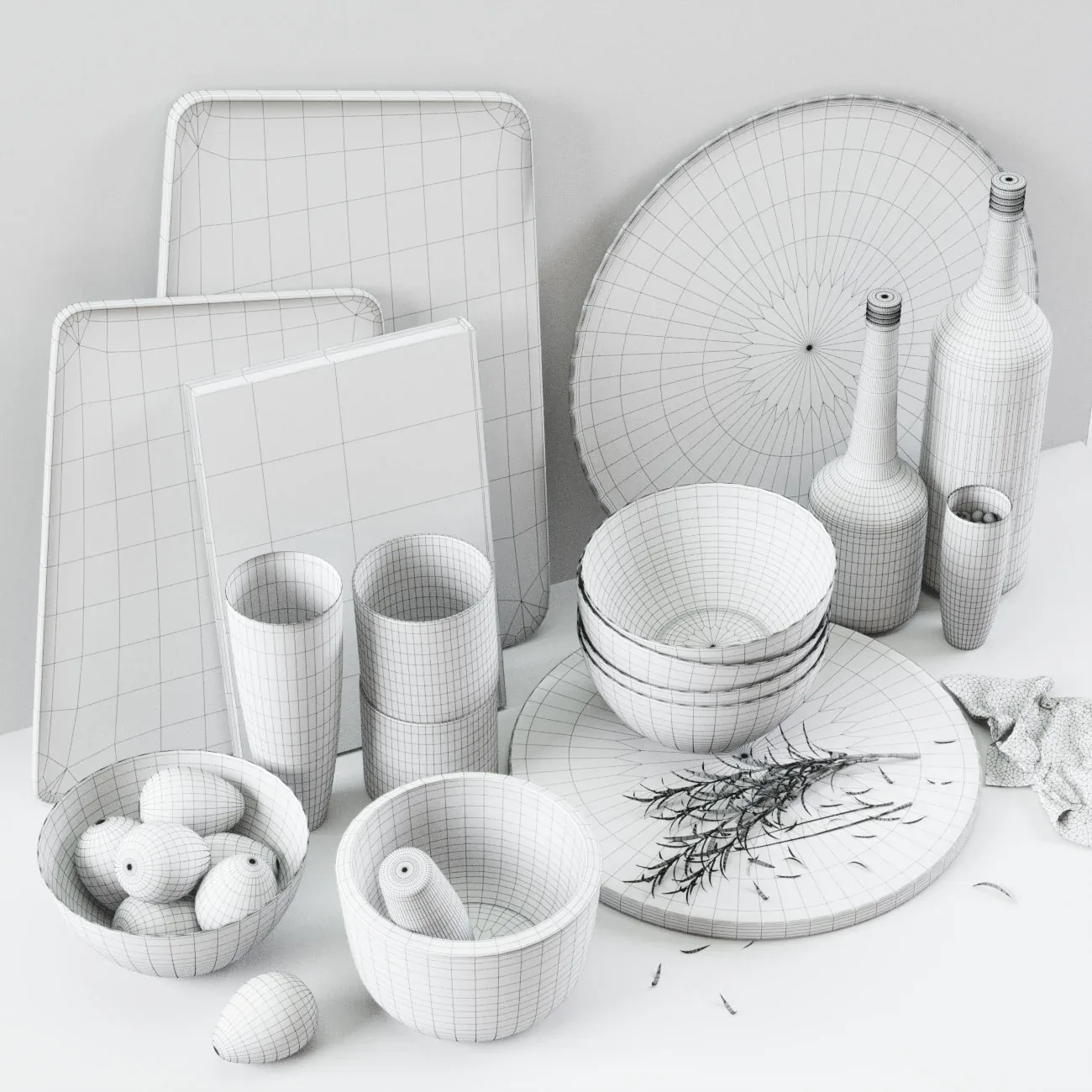 Kitchen Decorative Set 01