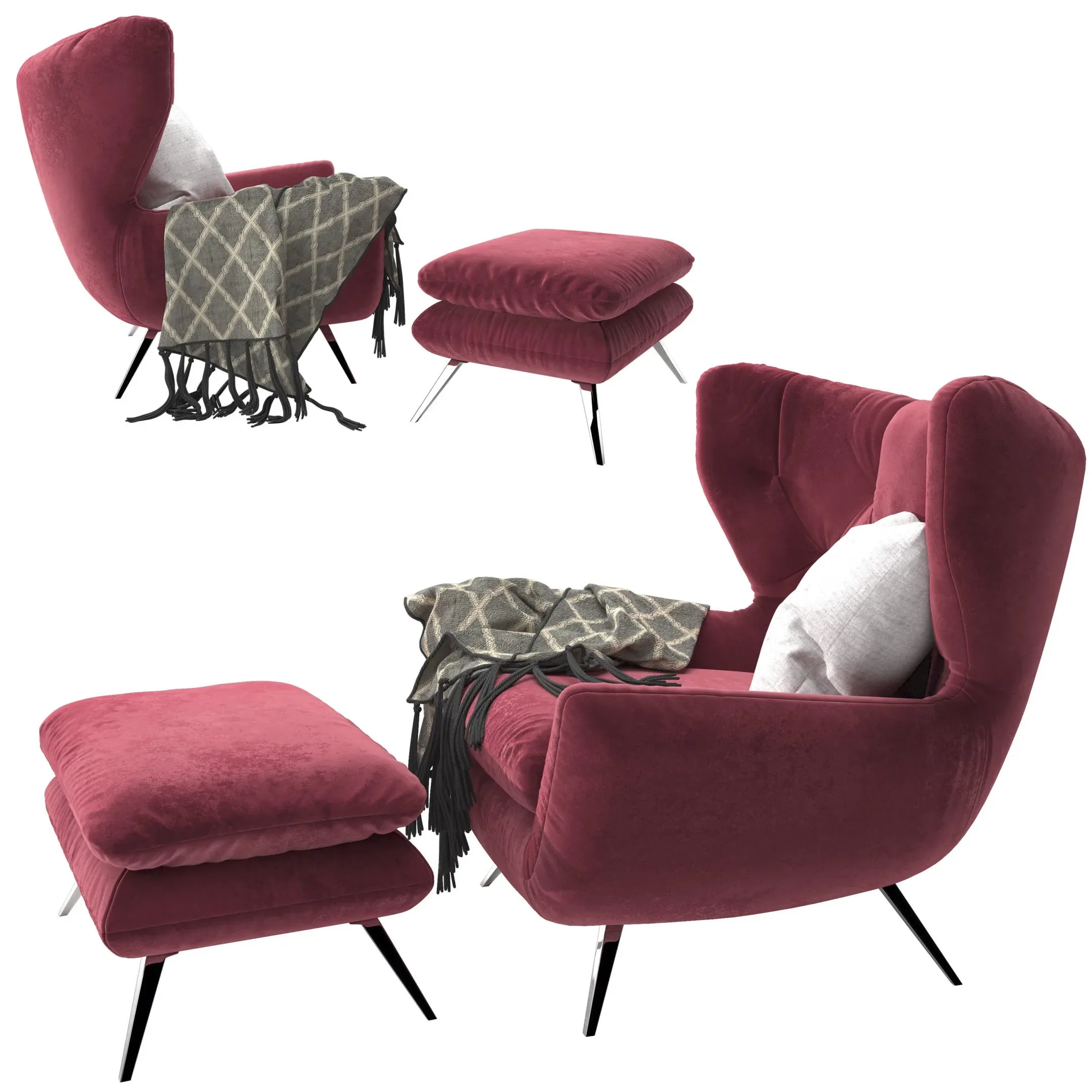 Armchair Sixty - 3D Model