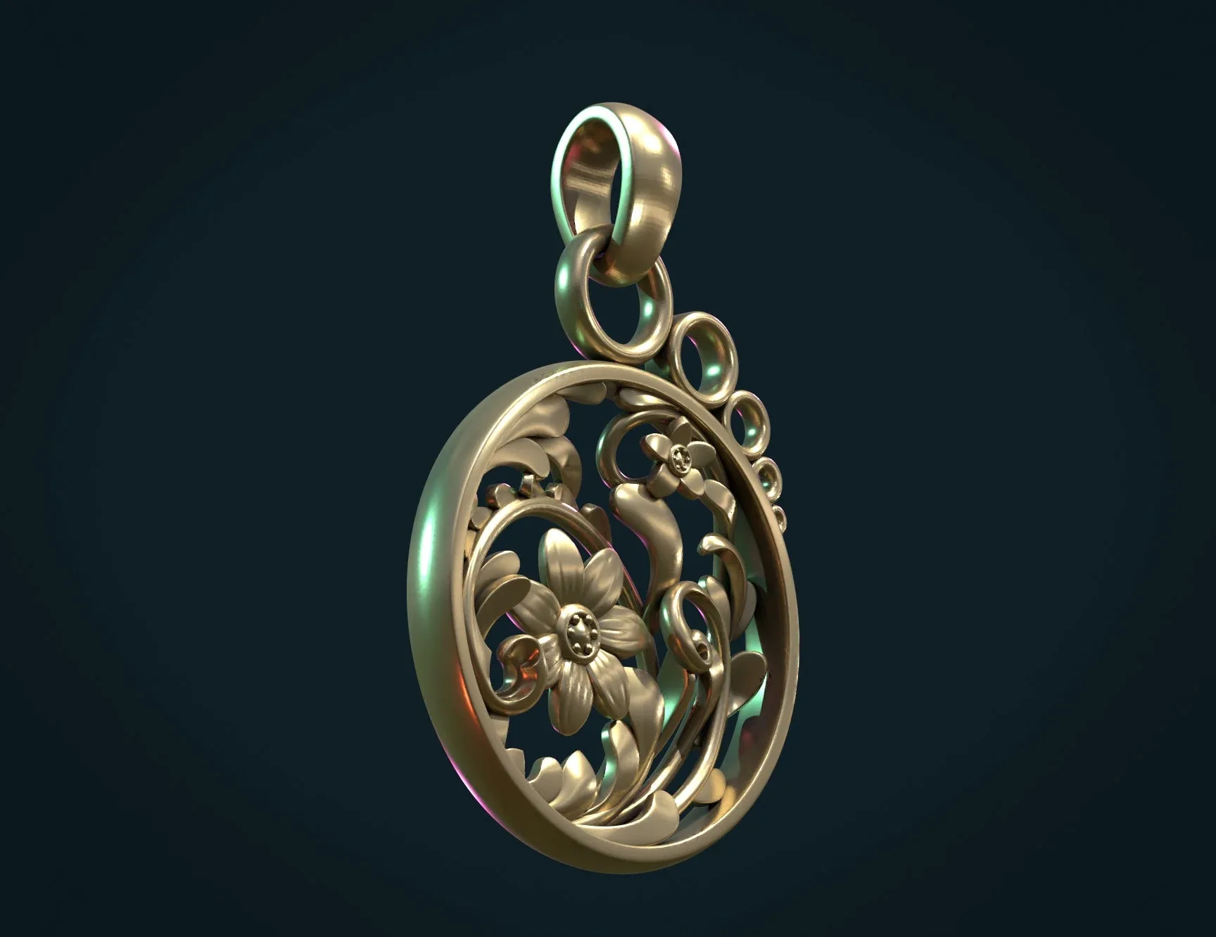 Scrollwork Pendant