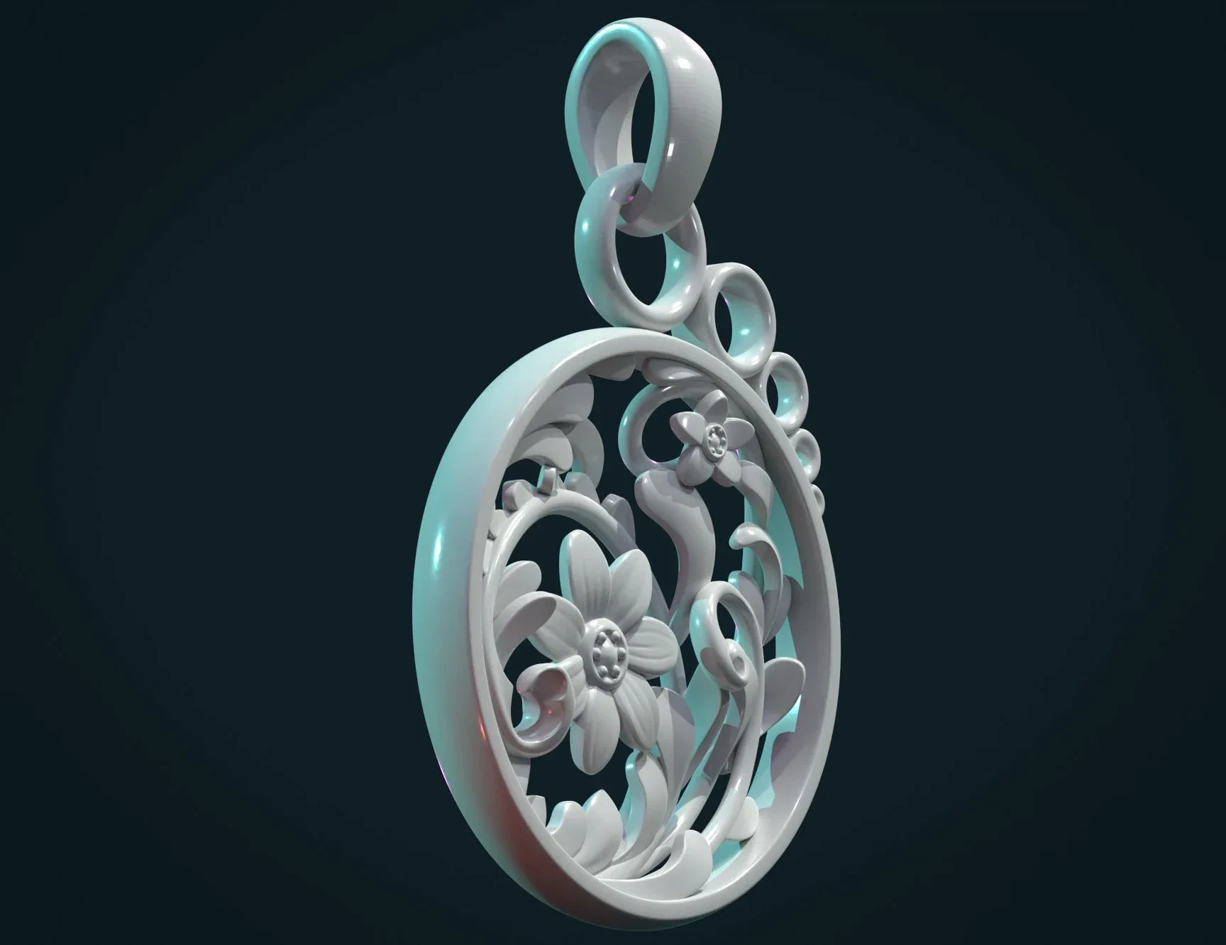 Scrollwork Pendant