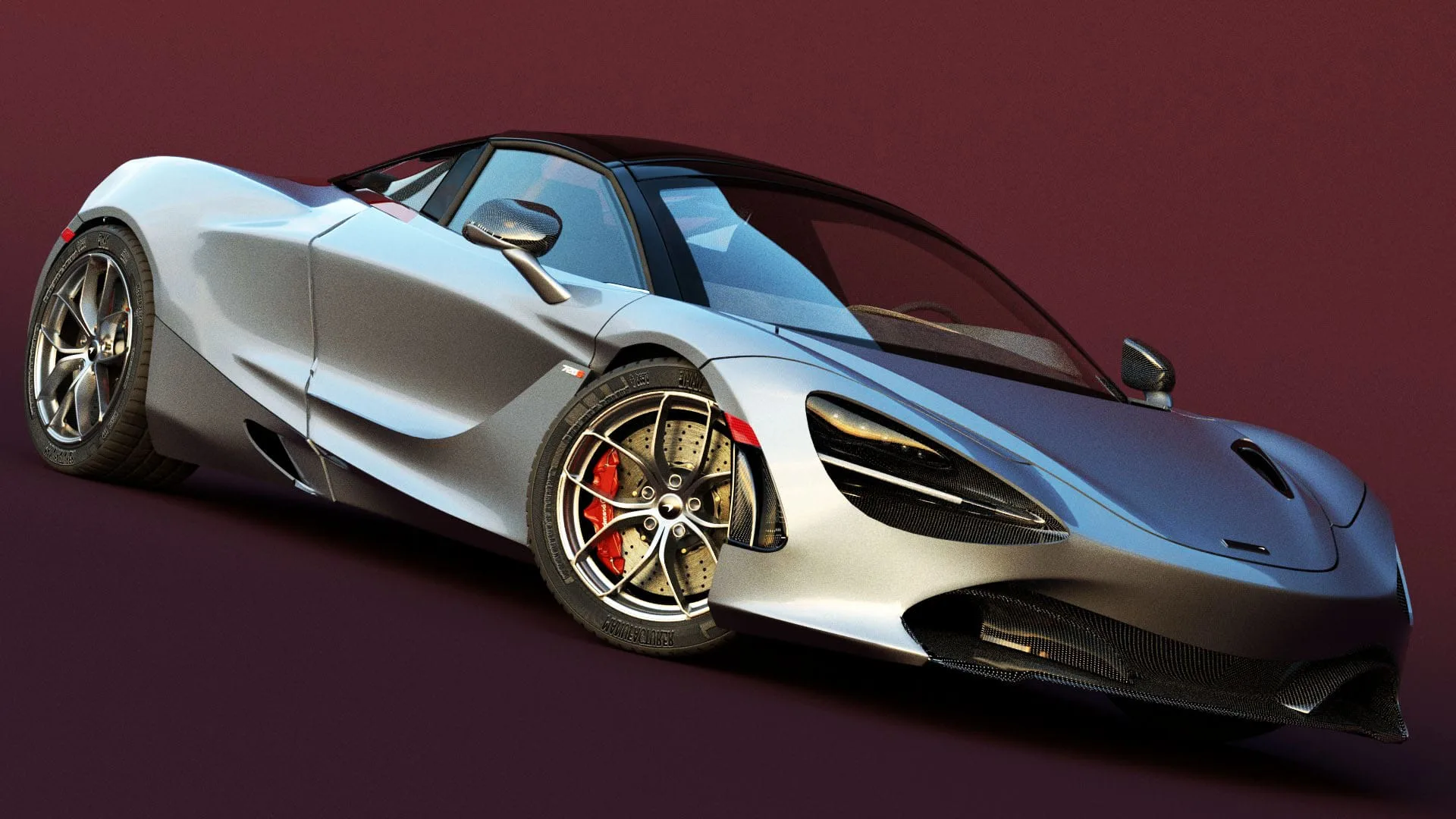 Mclaren 720Spider (Rigged Car)