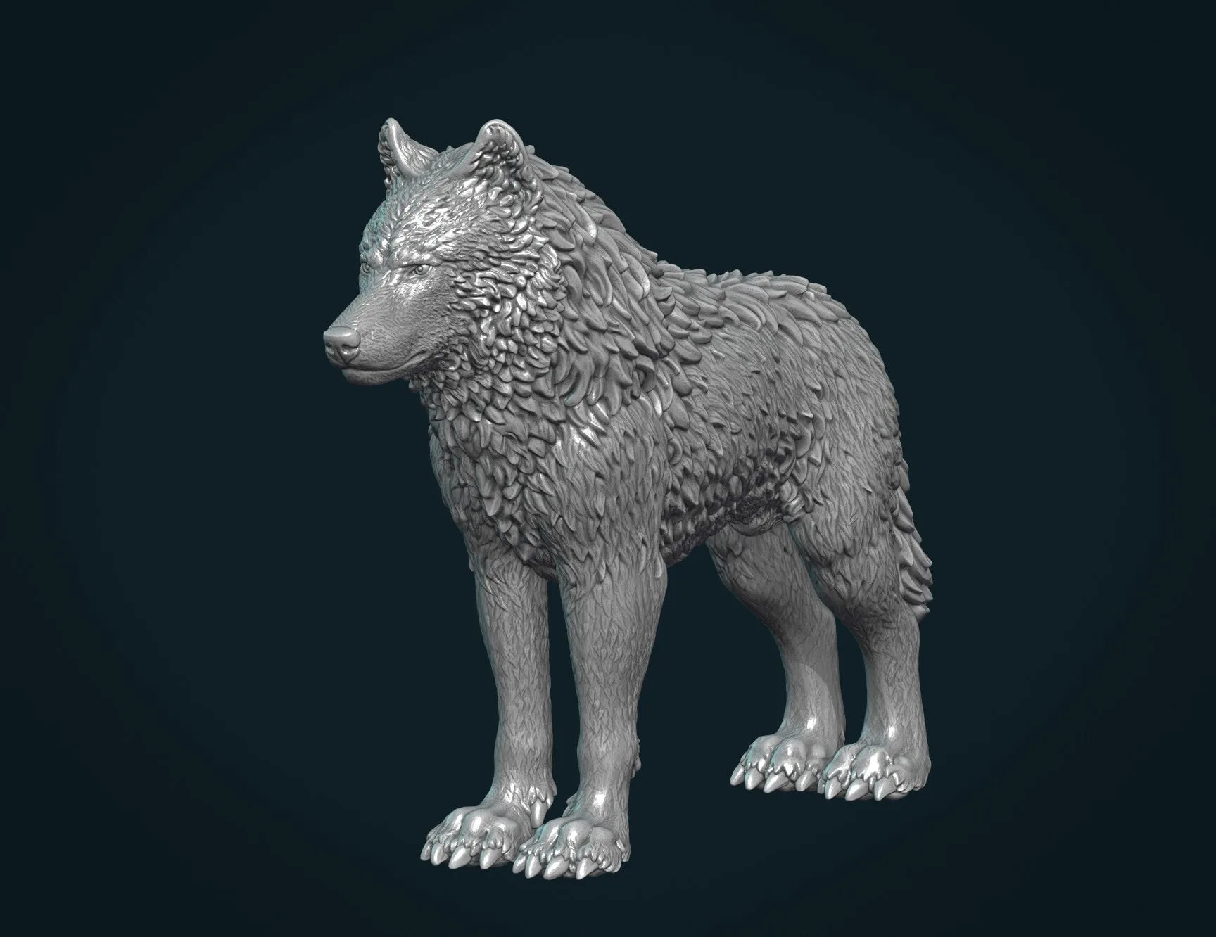 Wolf IV 3D Print Ready