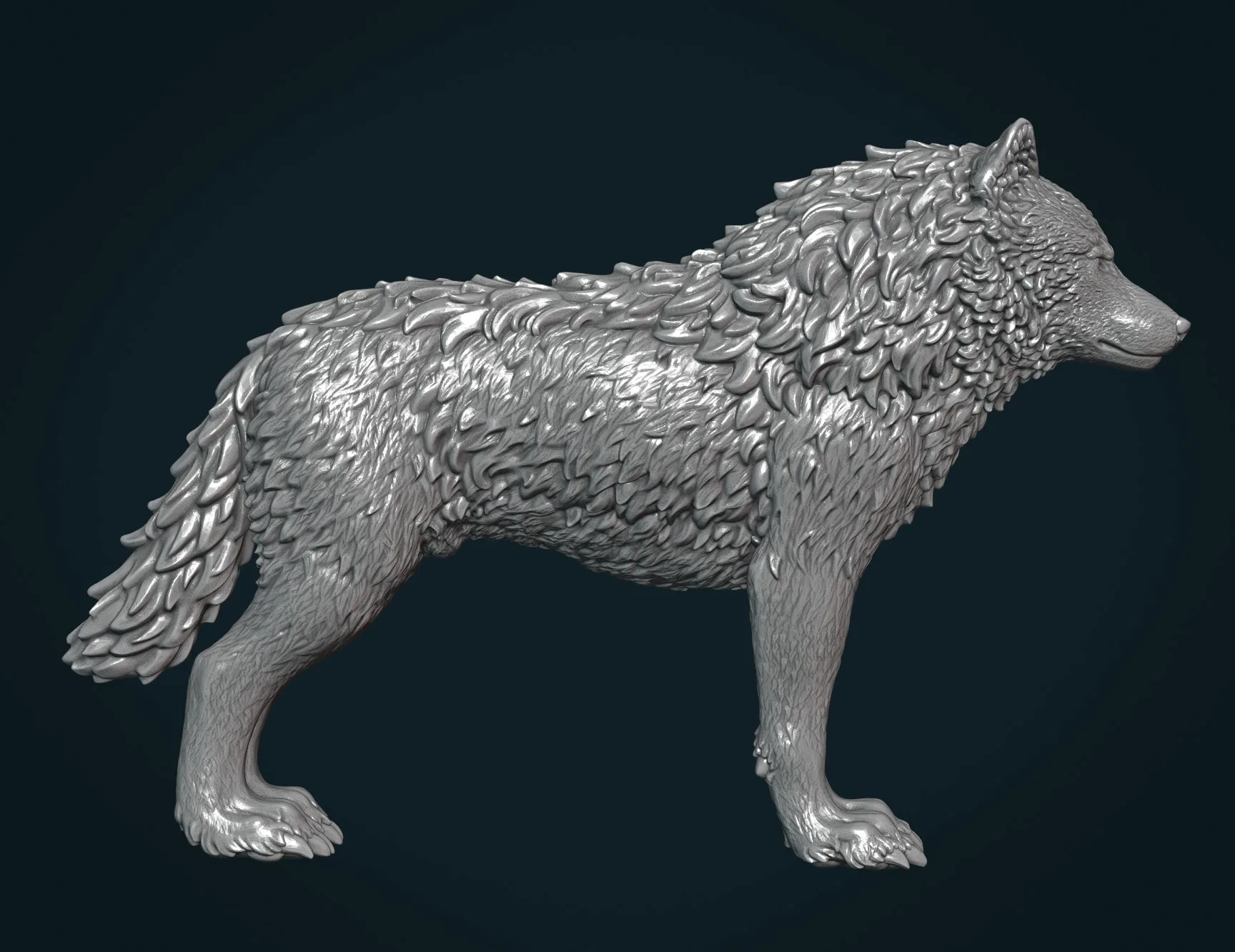 Wolf IV 3D Print Ready