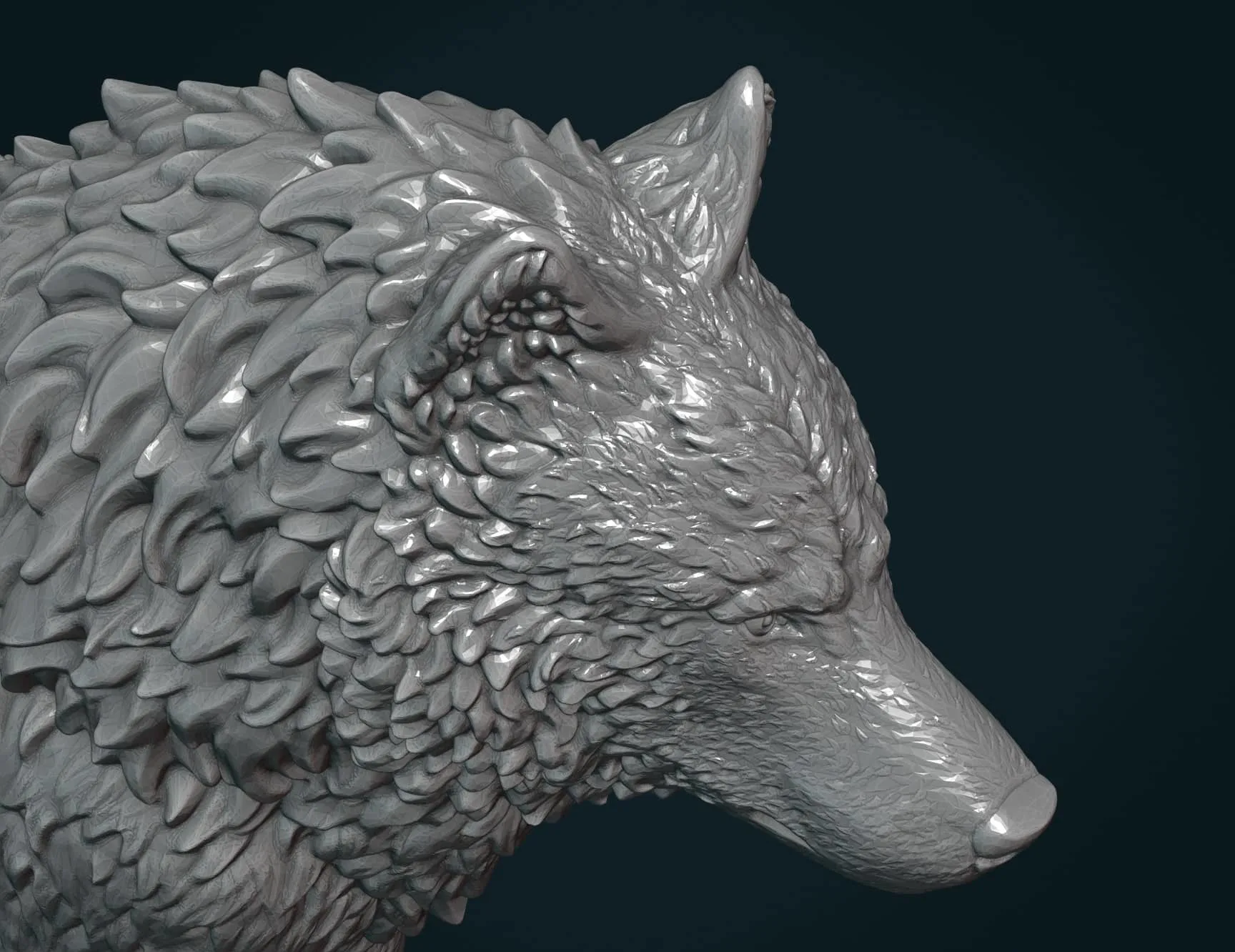 Wolf IV 3D Print Ready