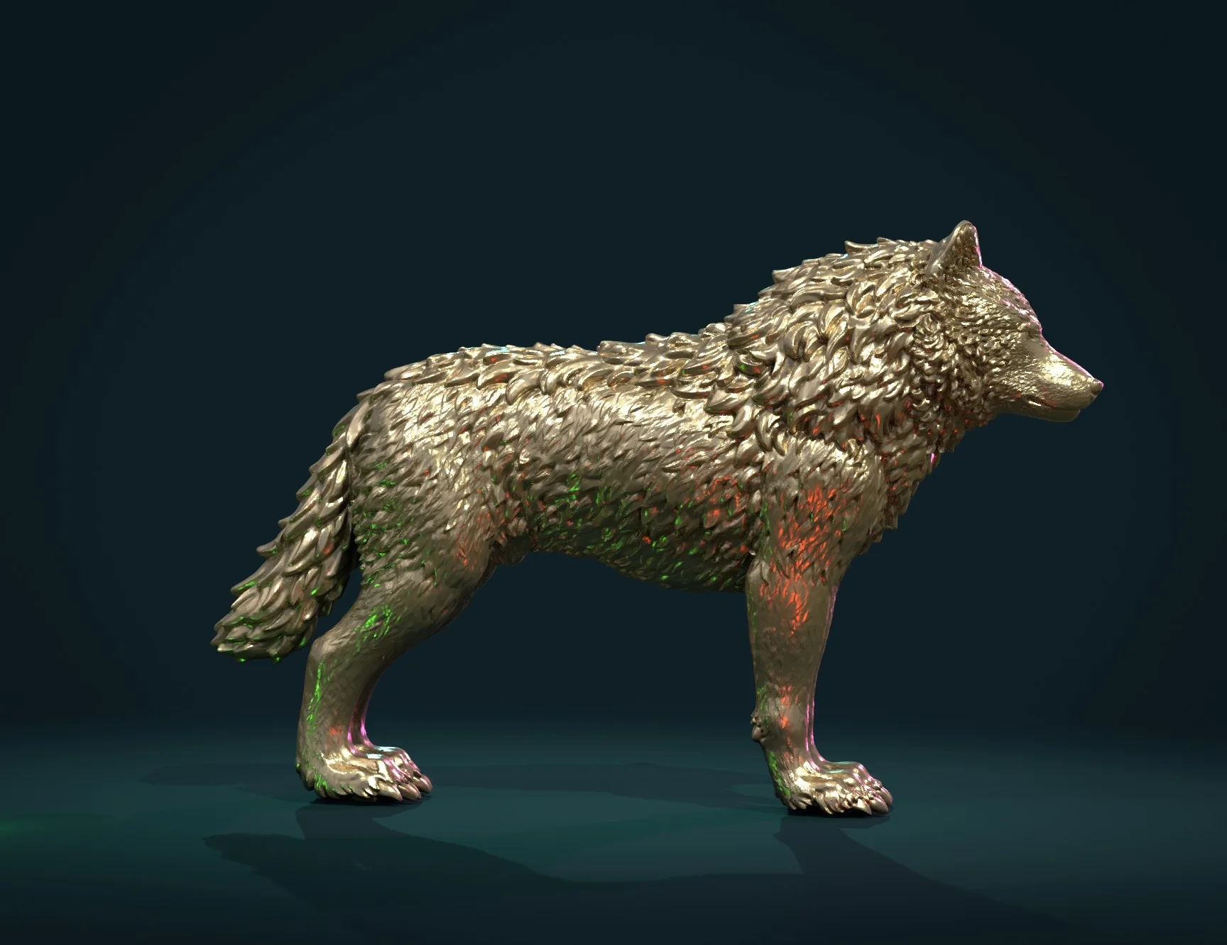 Wolf IV 3D Print Ready