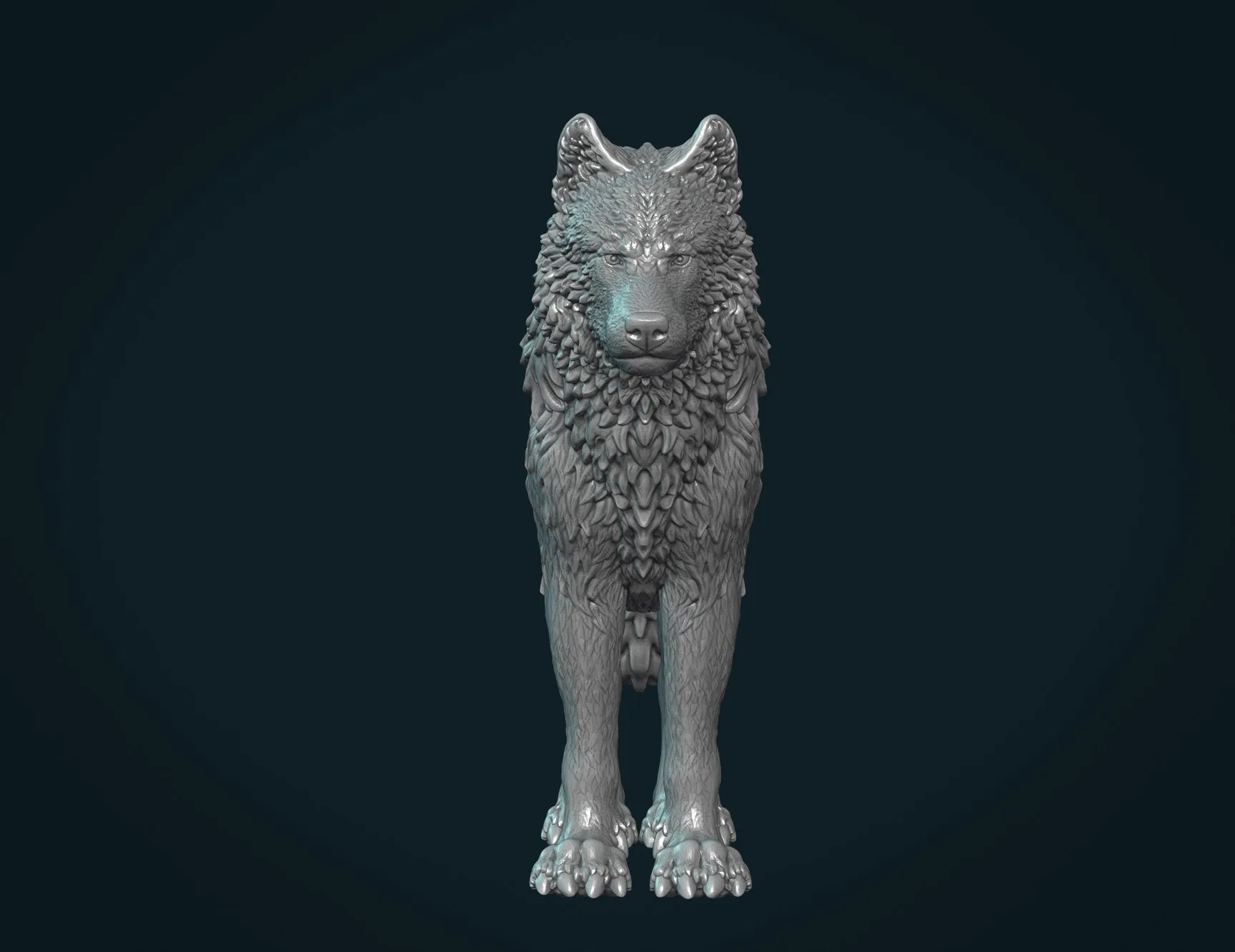 Wolf IV 3D Print Ready