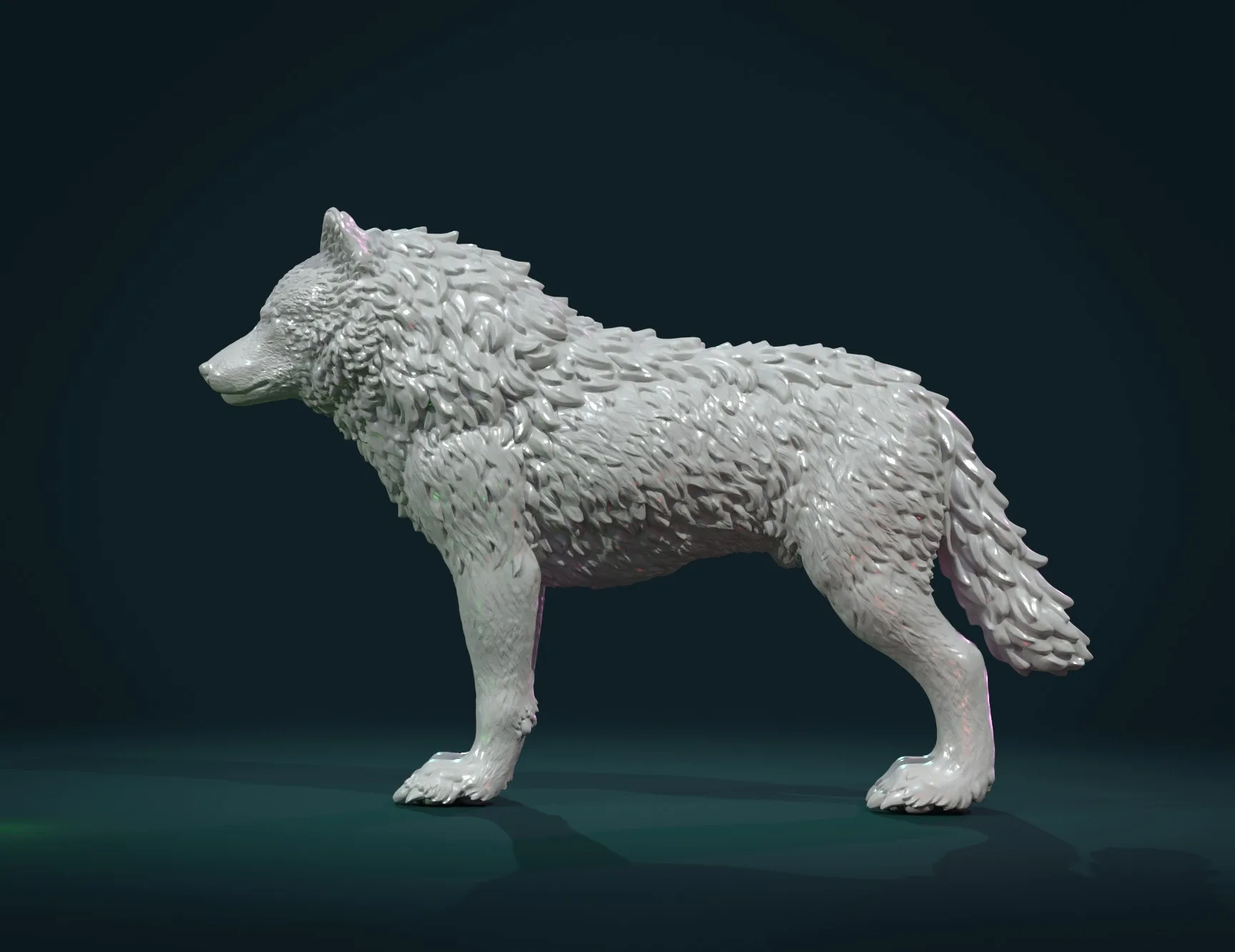 Wolf IV 3D Print Ready