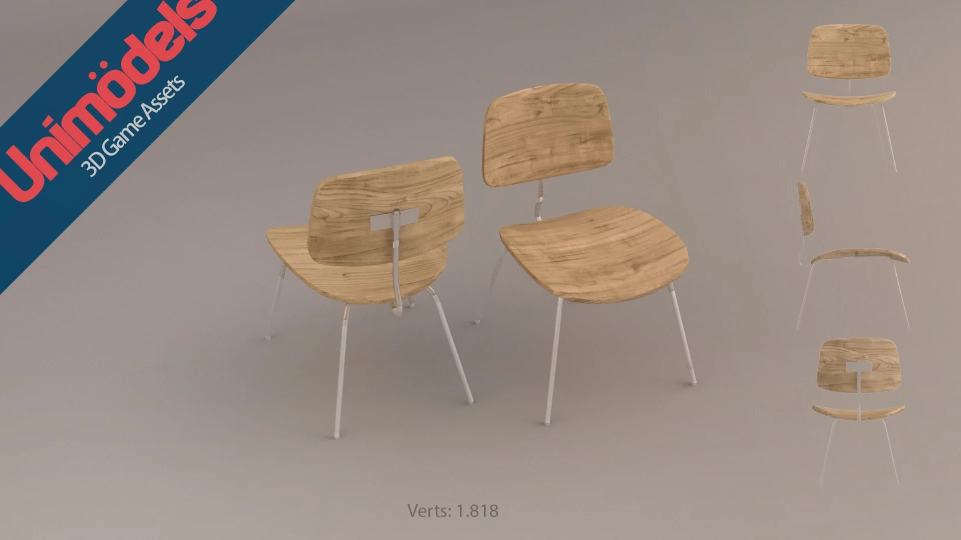 Unimodels Chairs & Tables Vol. 2 for Unity