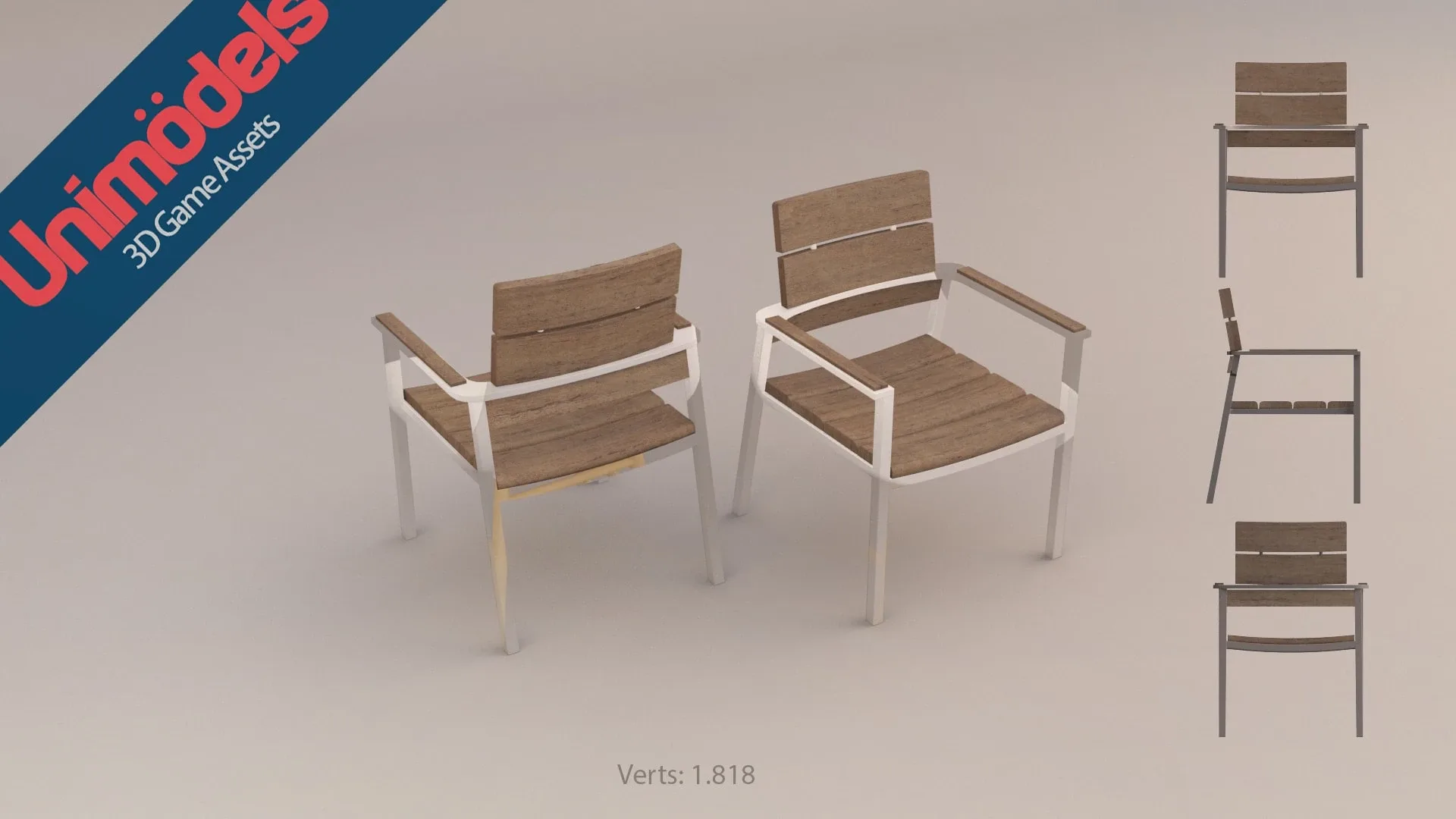 Unimodels Chairs & Tables Vol. 2 for Unity