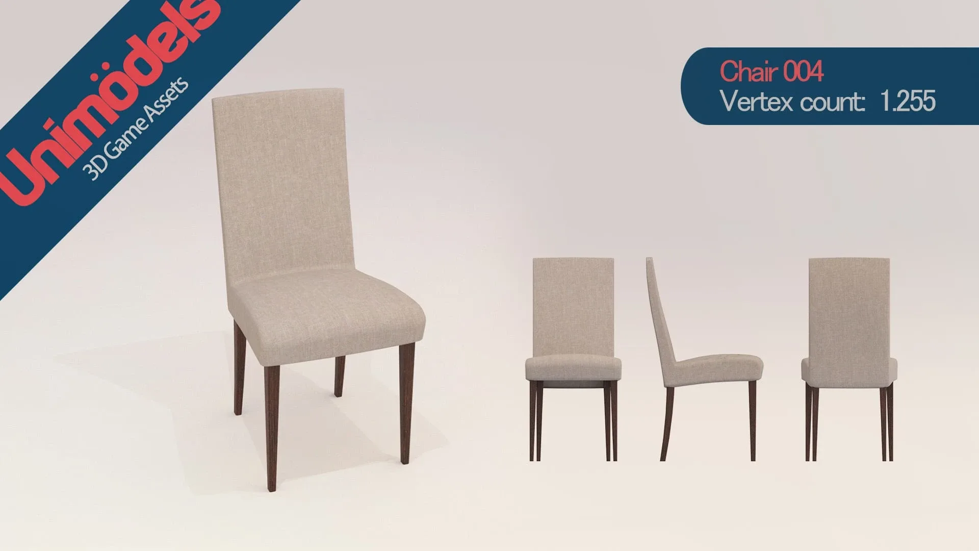 Unimodels Chairs & Tables Vol. 1 for Unity