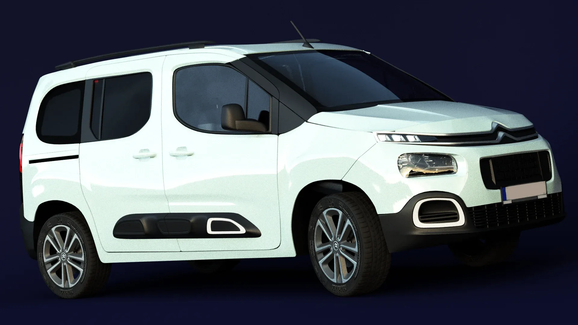 Citroen Berlingo - Rigged Car