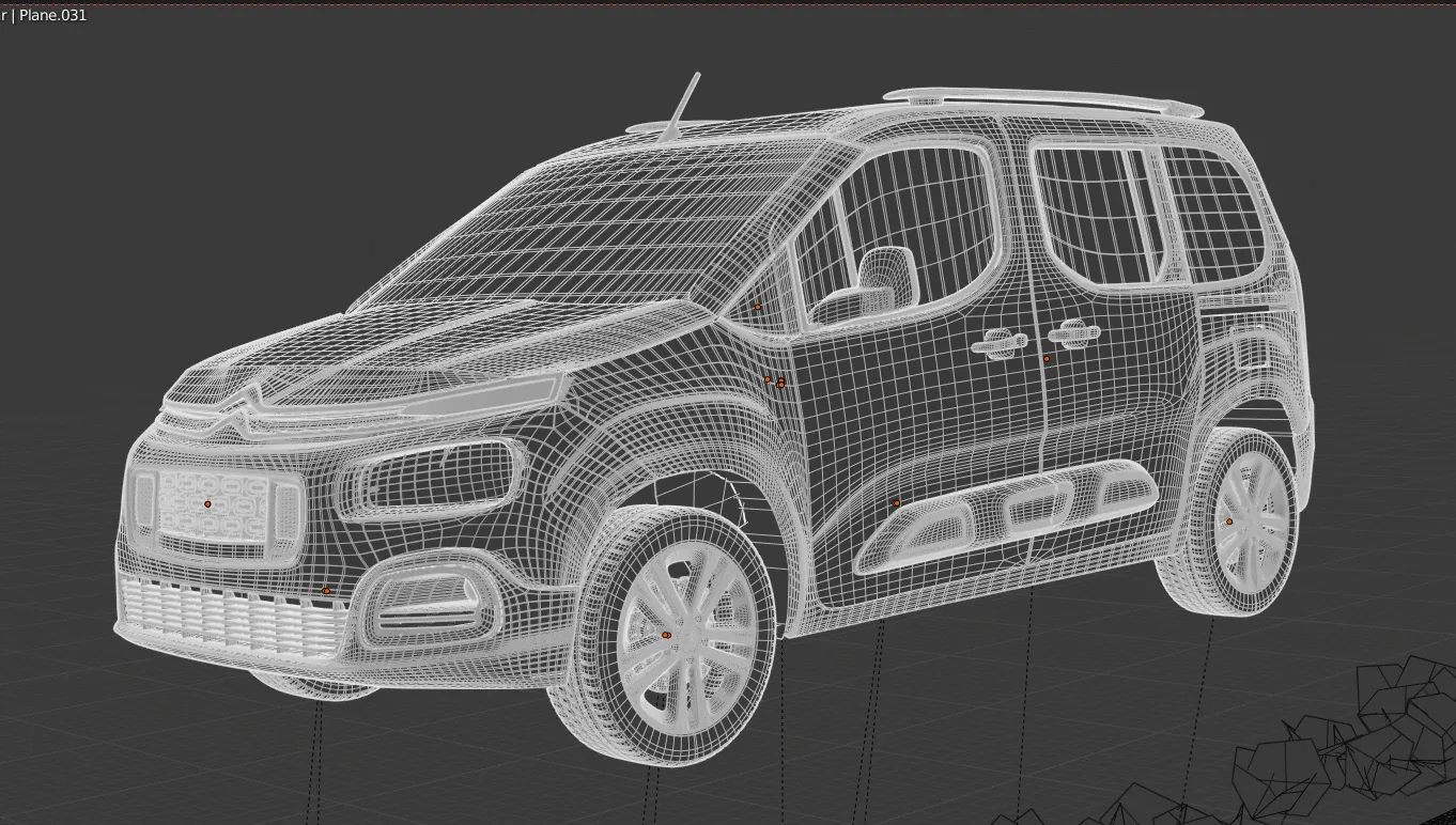 Citroen Berlingo - Rigged Car