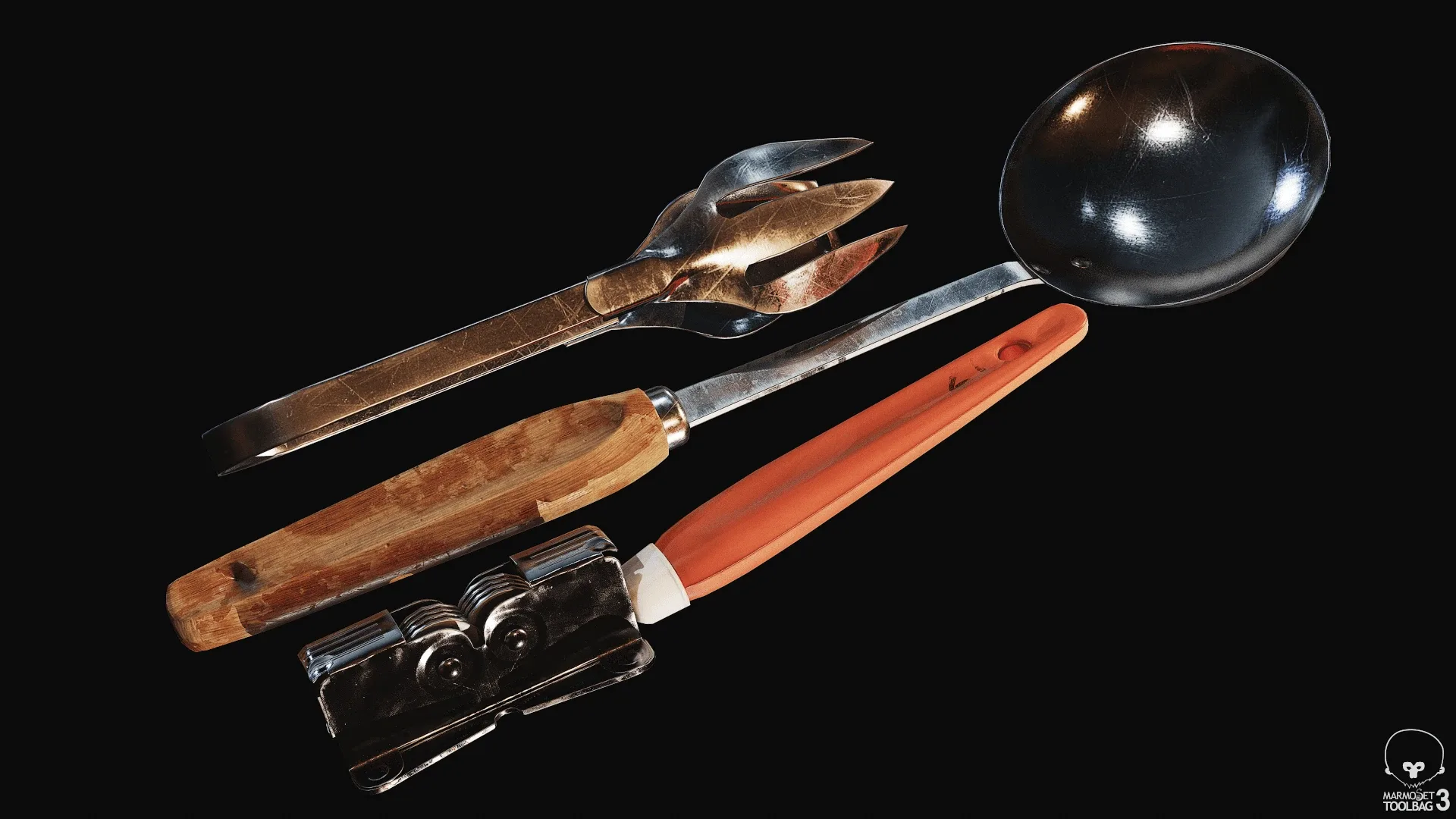Kitchen Utensils - Game Ready