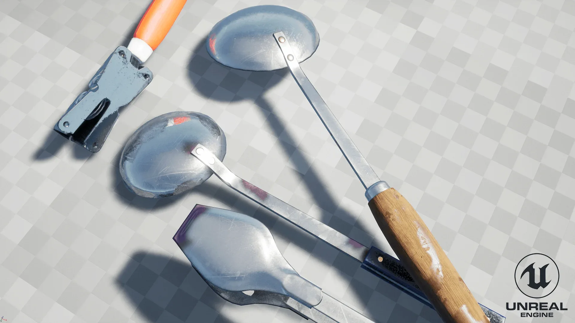 Kitchen Utensils - Game Ready