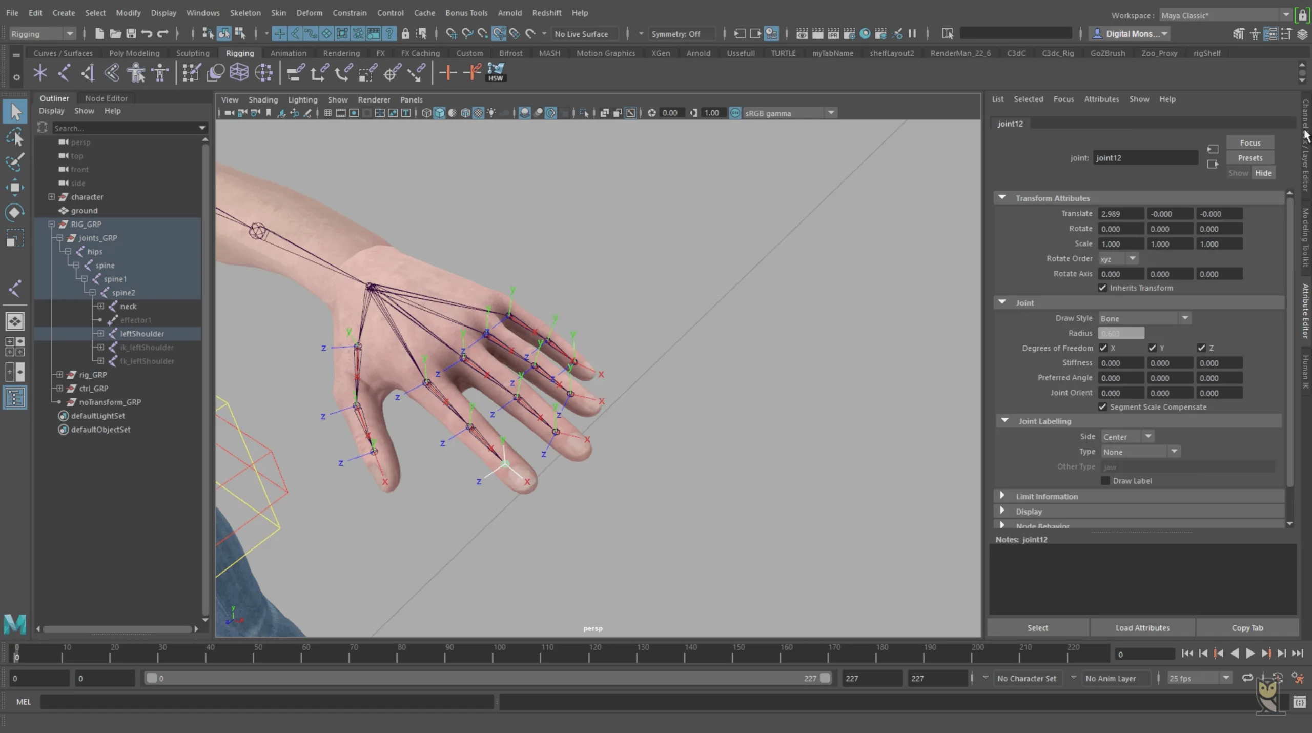 Introduction to Character Rigging in Maya