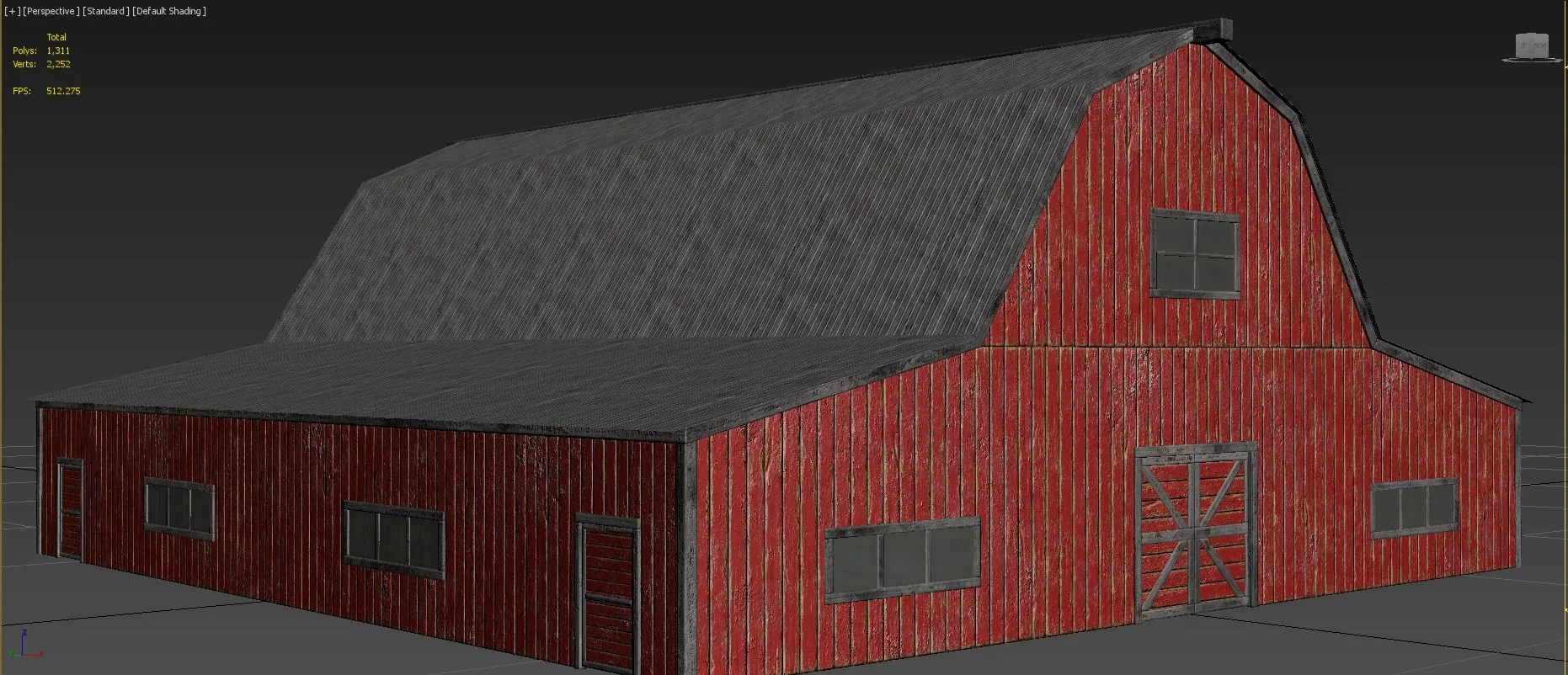 Lowpoly Barn