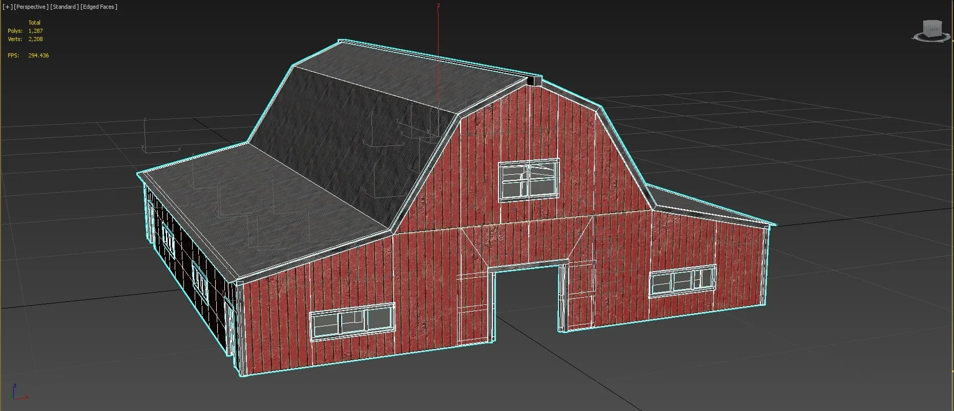 Lowpoly Barn