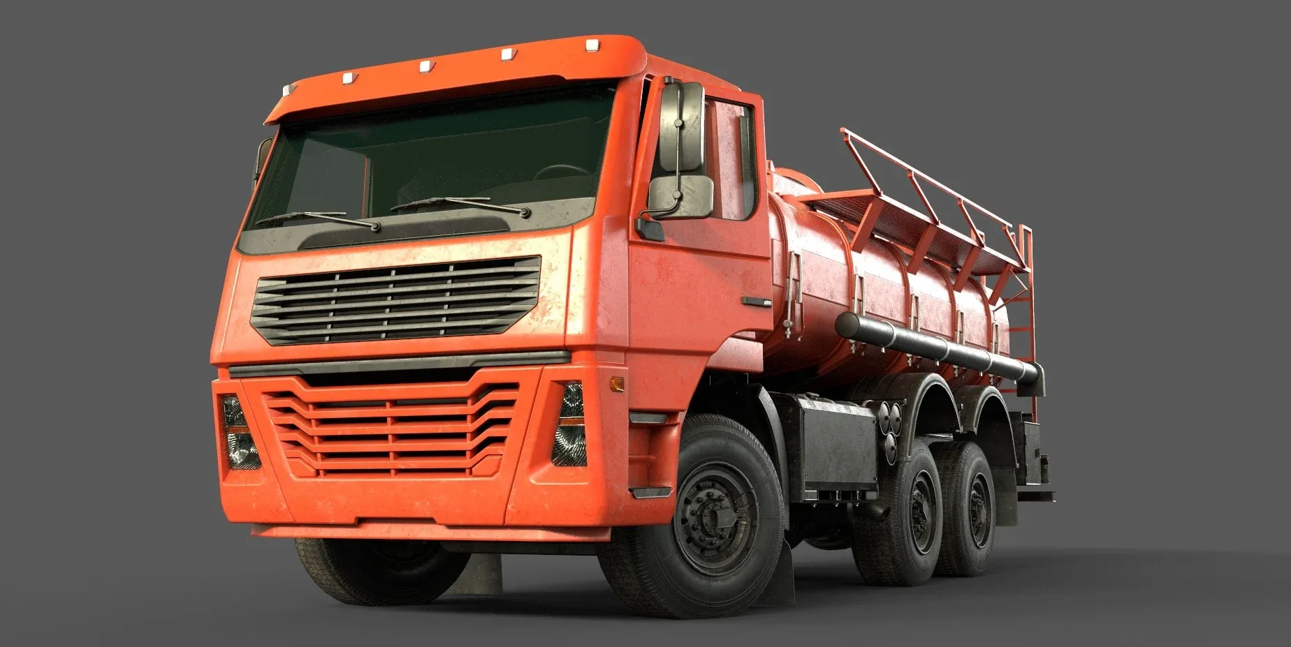 AAA Cistern Truck Game Asset