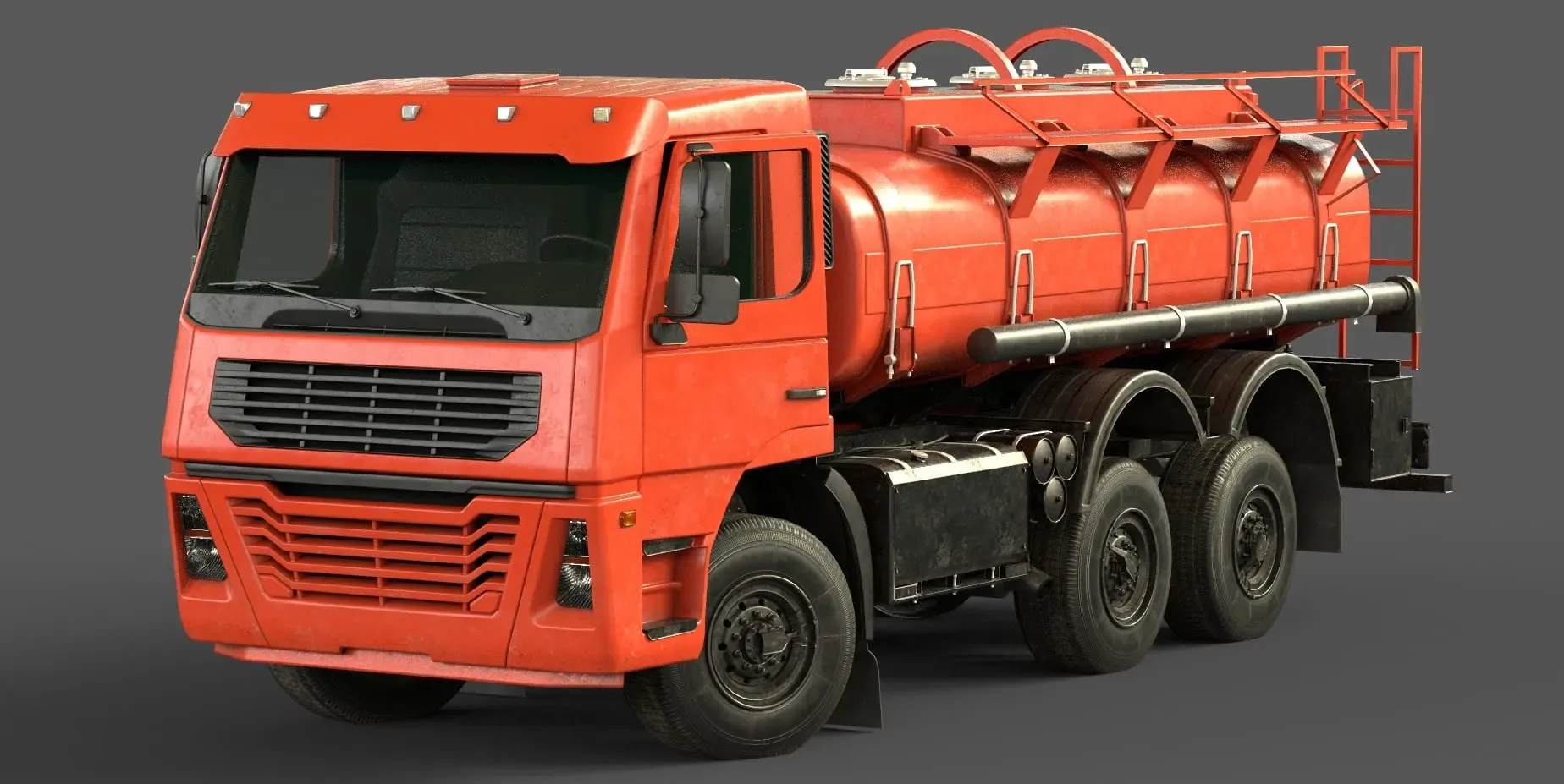 AAA Cistern Truck Game Asset