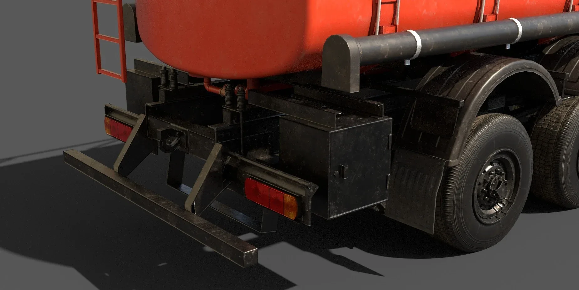 AAA Cistern Truck Game Asset