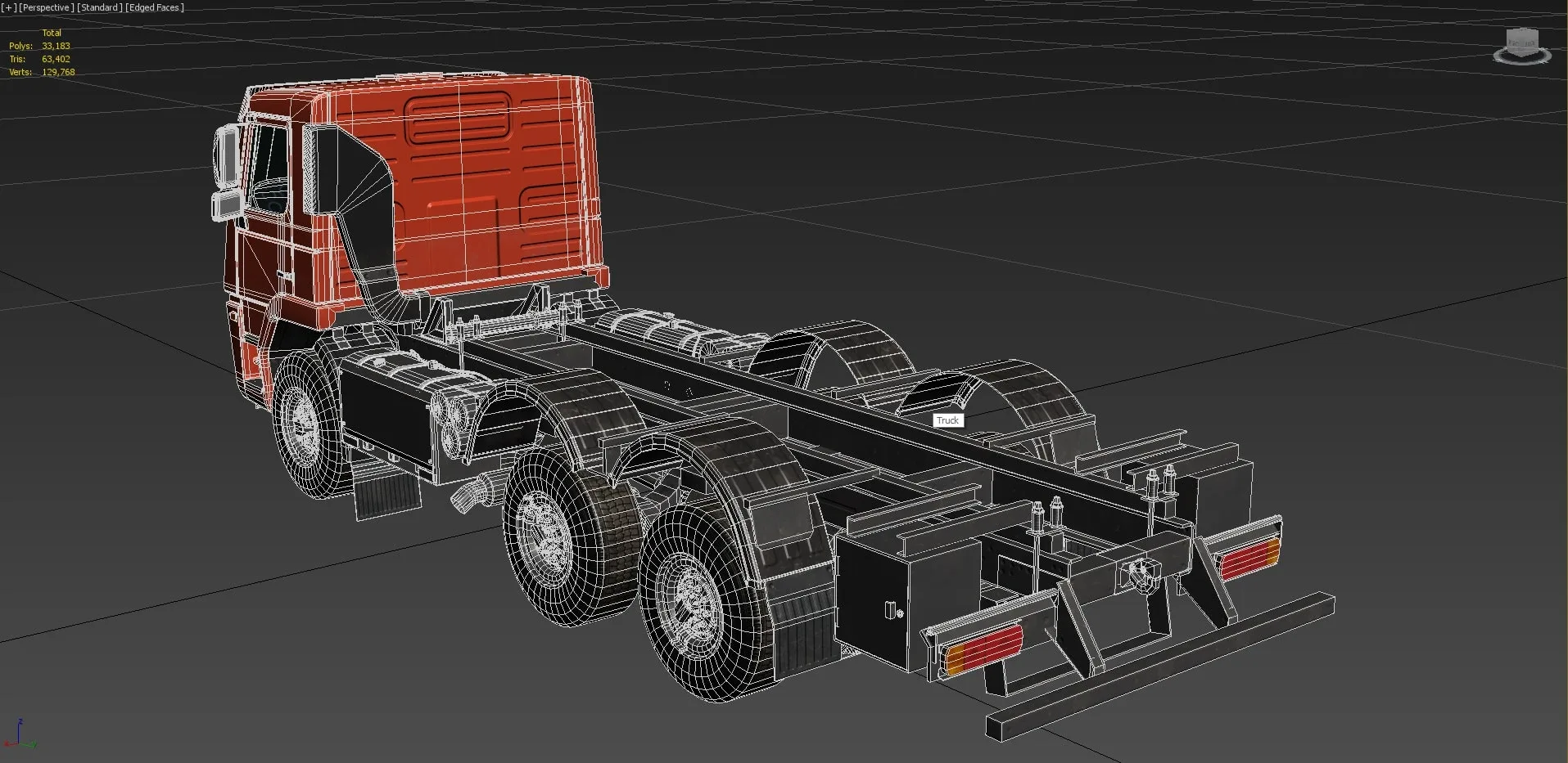 AAA Cistern Truck Game Asset