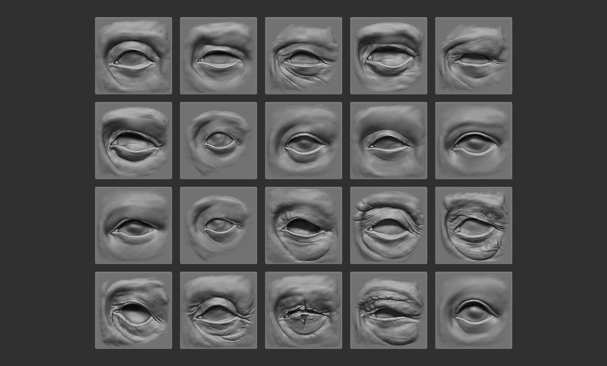 Human Eyes - 20 VDM Brushes