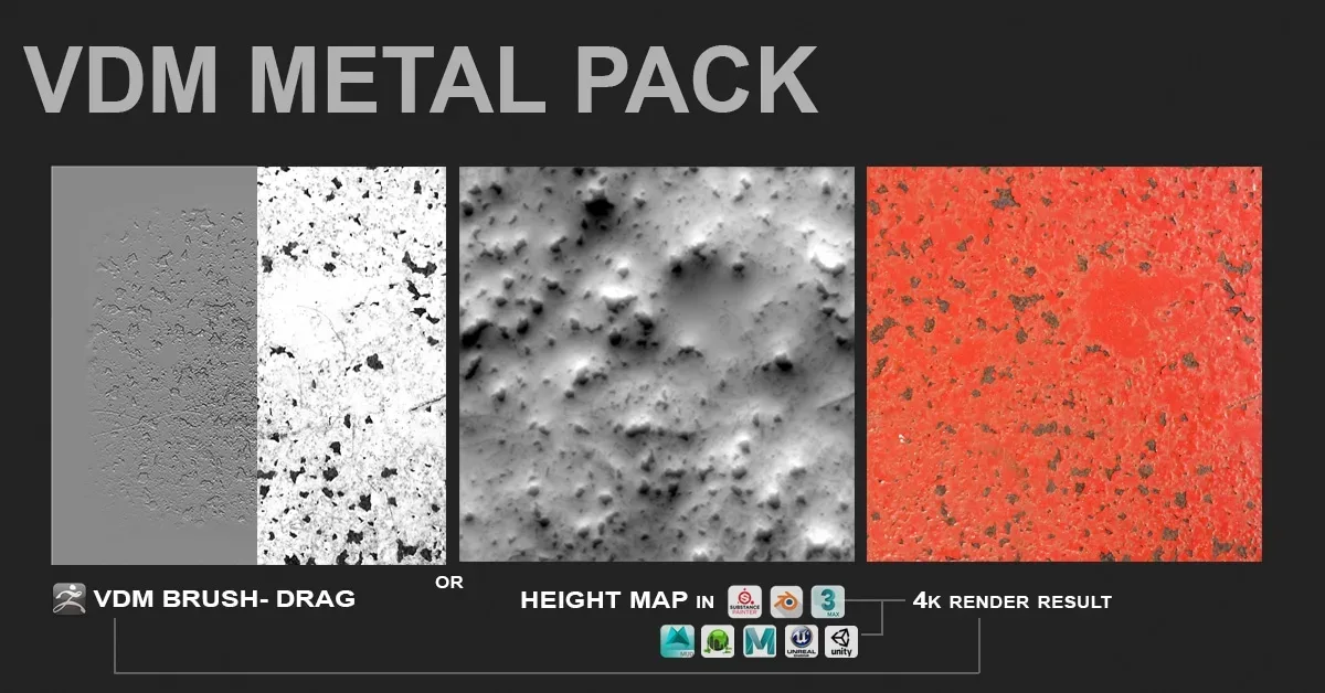 50% OFF! VDM - Full Metal Surfaces Pack [20+MAPS]