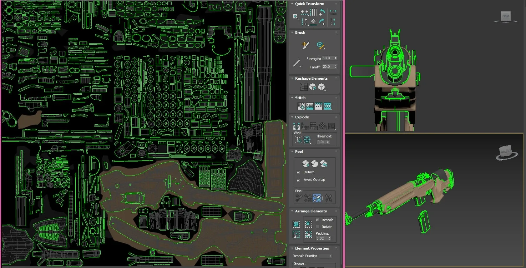 Loaded MA1 Highpoly