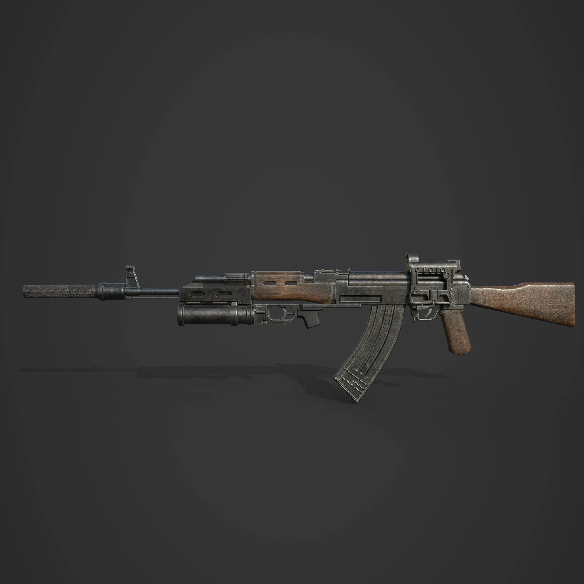 Ak47 - Game Ready 3D Model