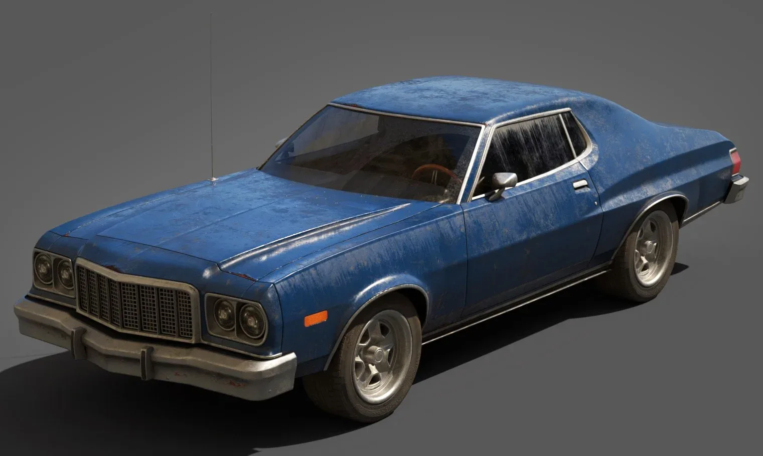 Muscle Car - Lowpoly Model