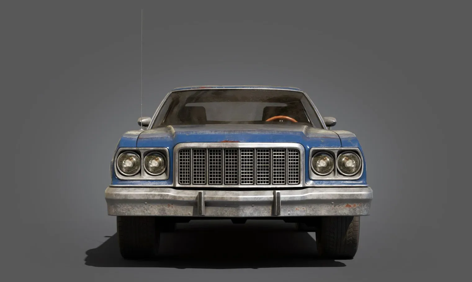 Muscle Car - Lowpoly Model