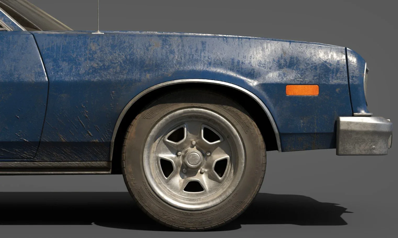 Muscle Car - Lowpoly Model