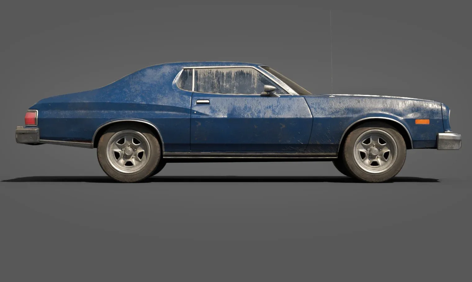 Muscle Car - Lowpoly Model