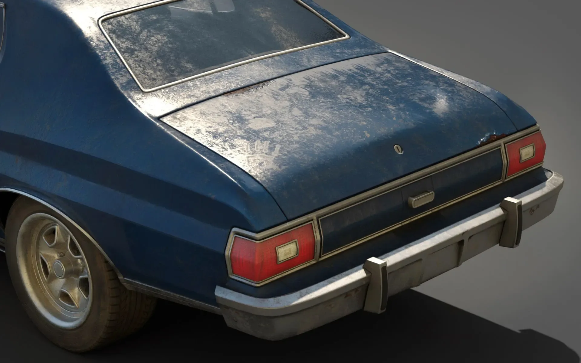 Muscle Car - Lowpoly Model