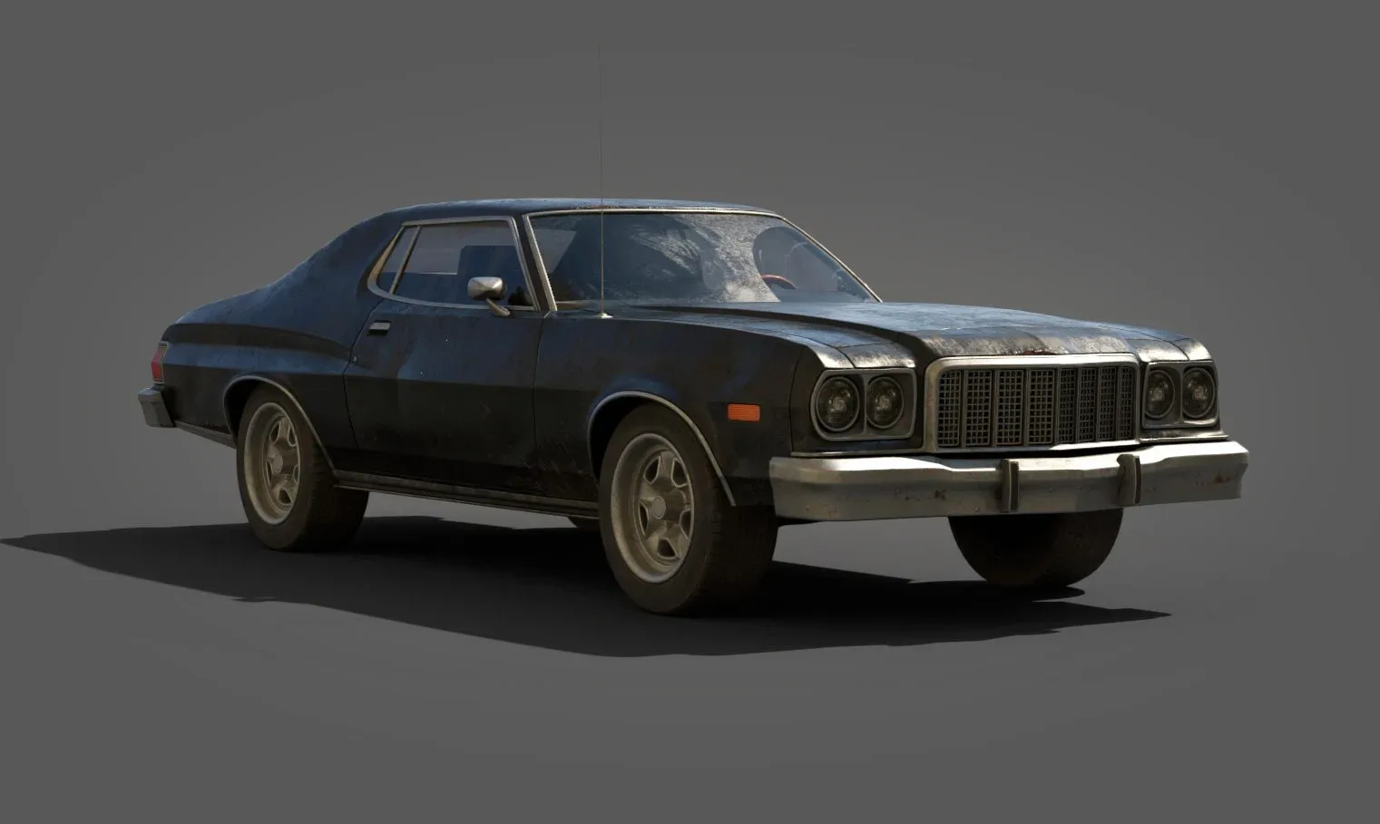 Muscle Car - Lowpoly Model